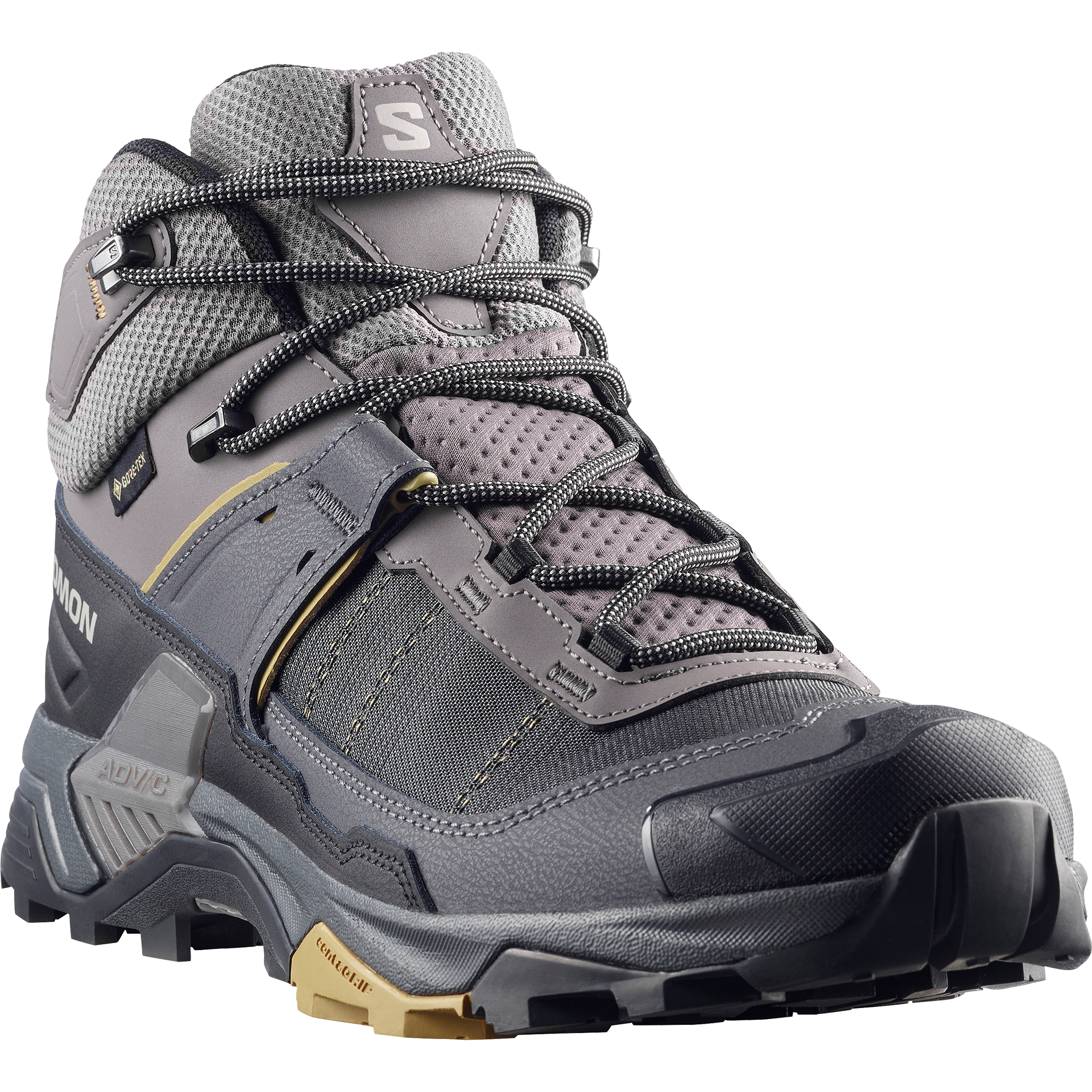Salomon X Ultra 5 Mid Gore-Tex Hiking & Backpacking Shoes Dark Gull Gray