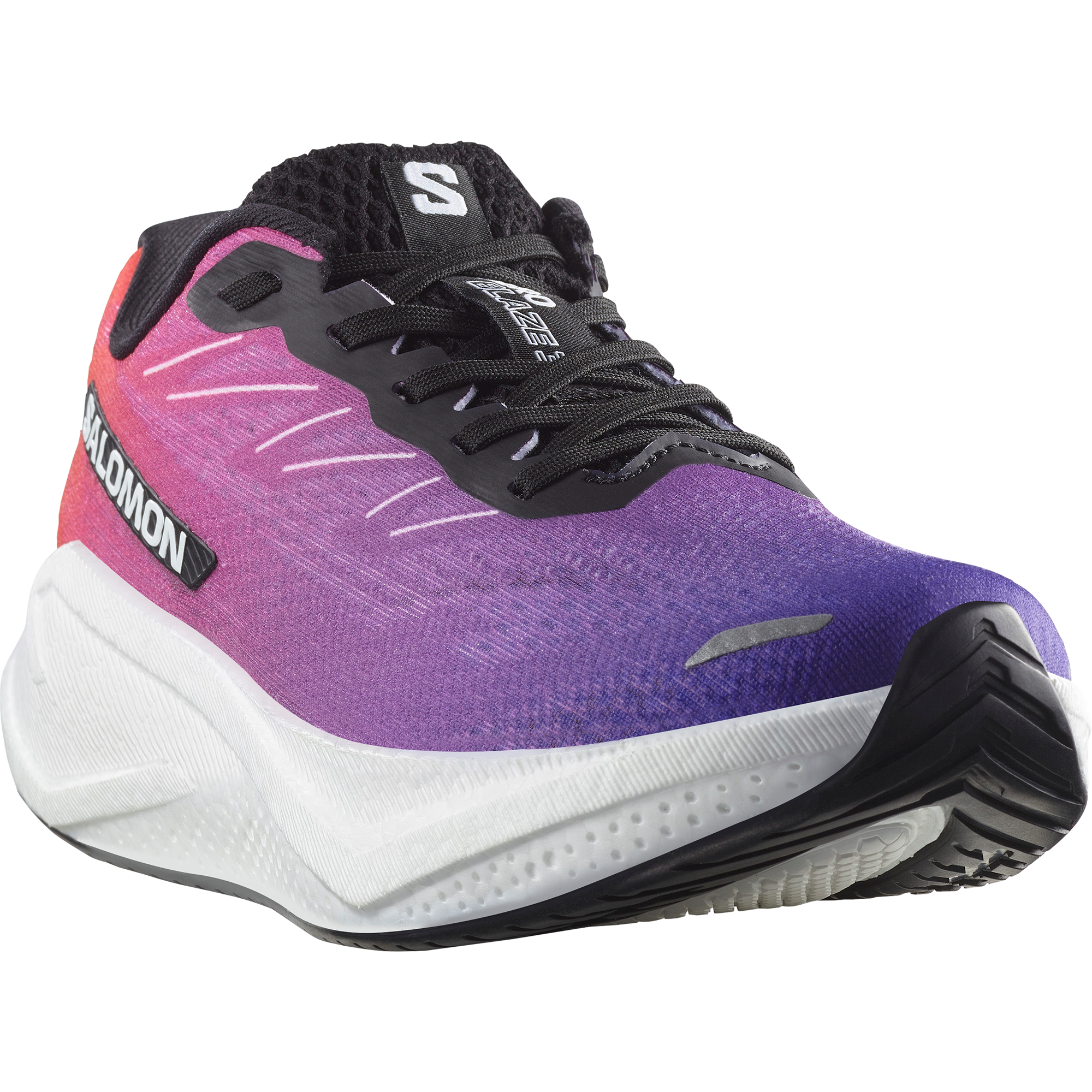 Salomon Aero Blaze 3 Road Running Shoes Womens Neon Flame
