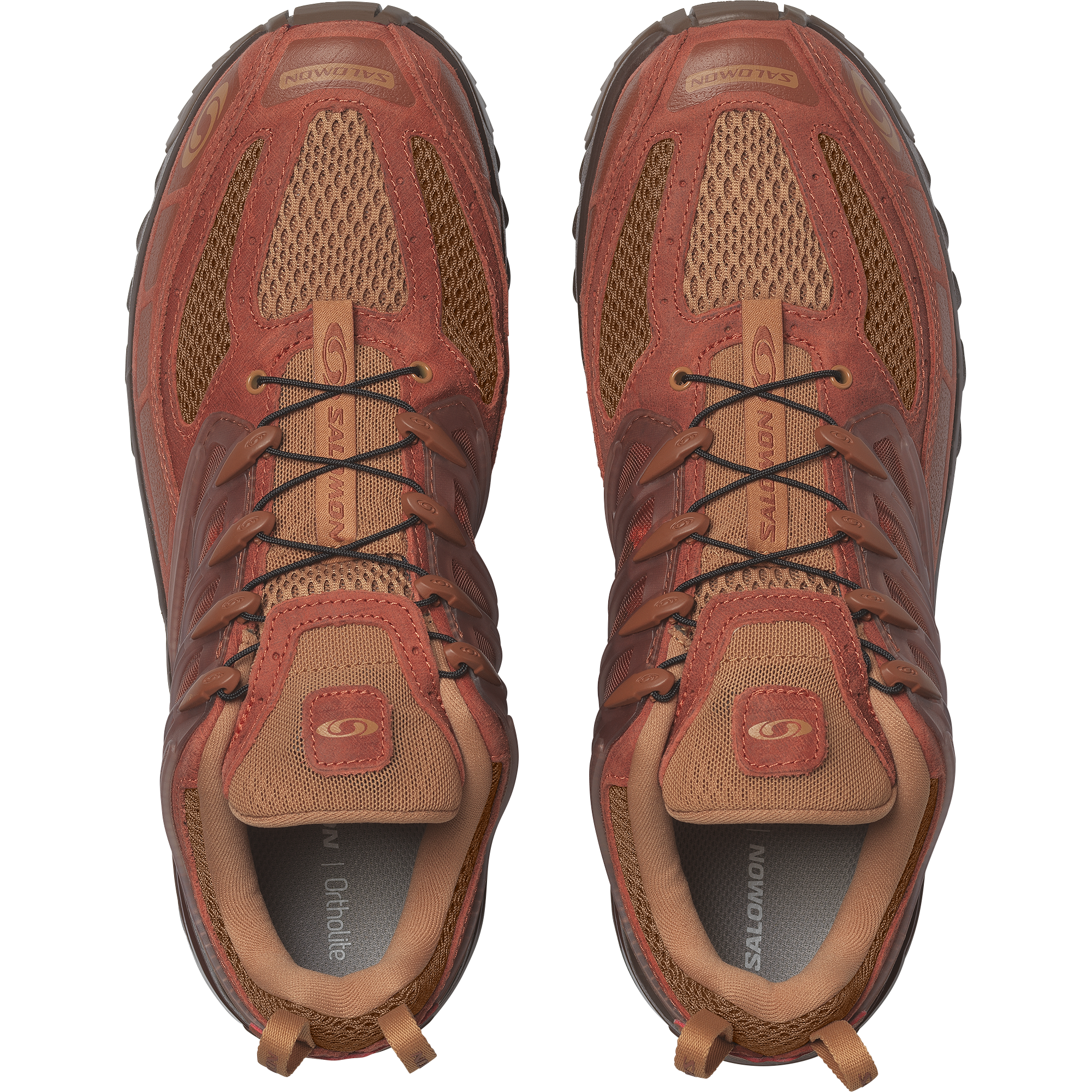Salomon Acs Pro Red Ashes Sneakers Pecan Brown