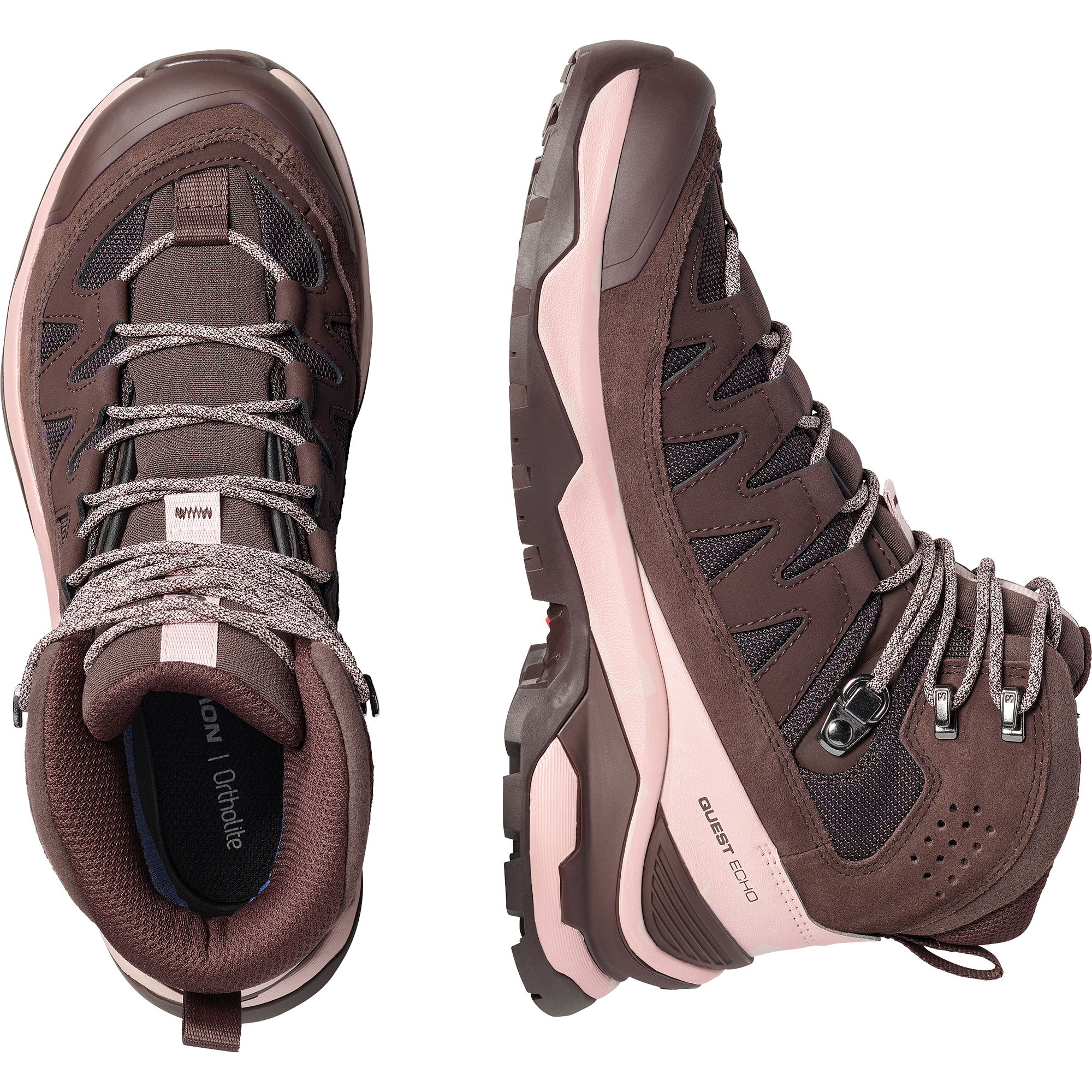 Salomon Quest Echo Gore Tex Backpacking Womens Black Coffee