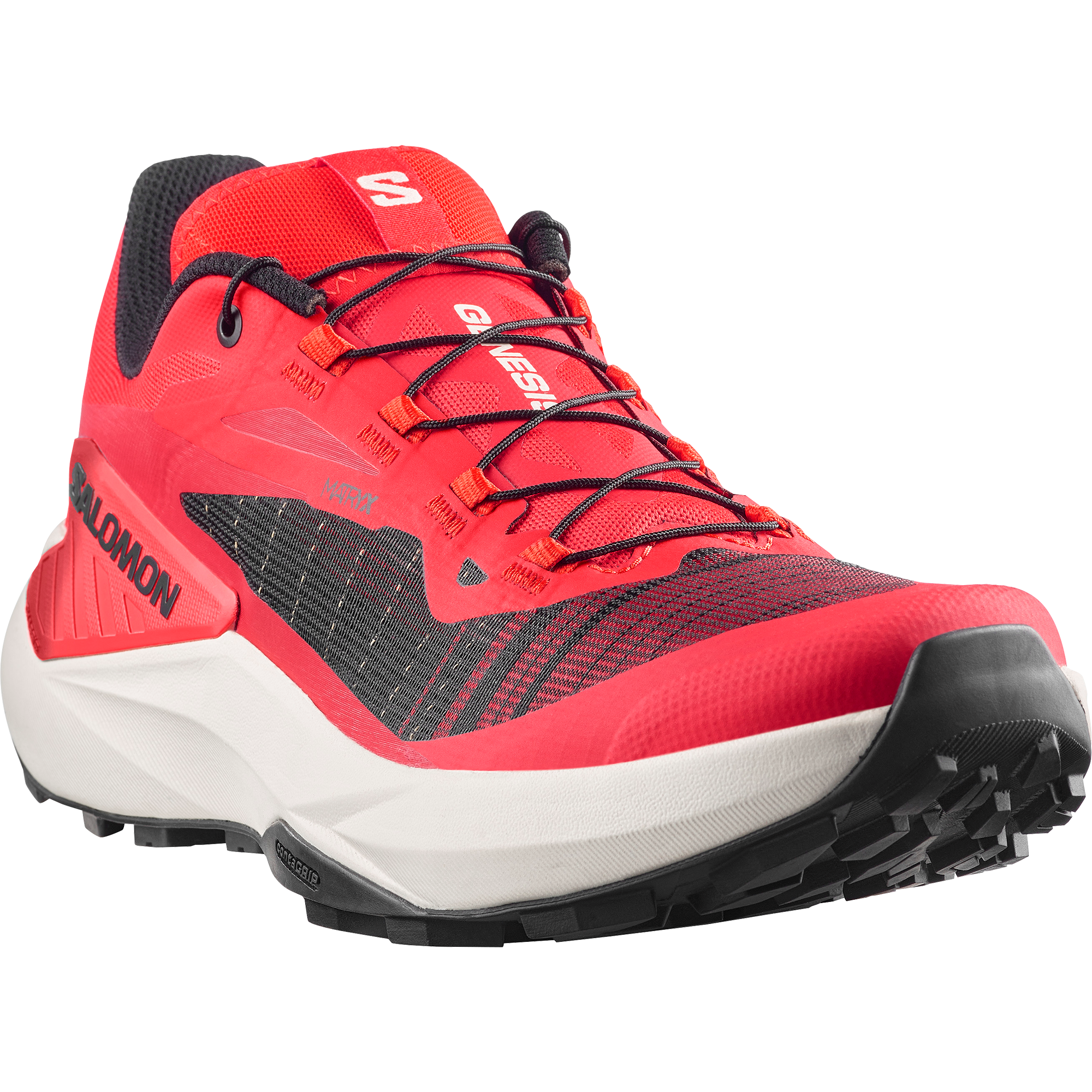 Salomon Genesis Trail Running Shoes Fiery Red