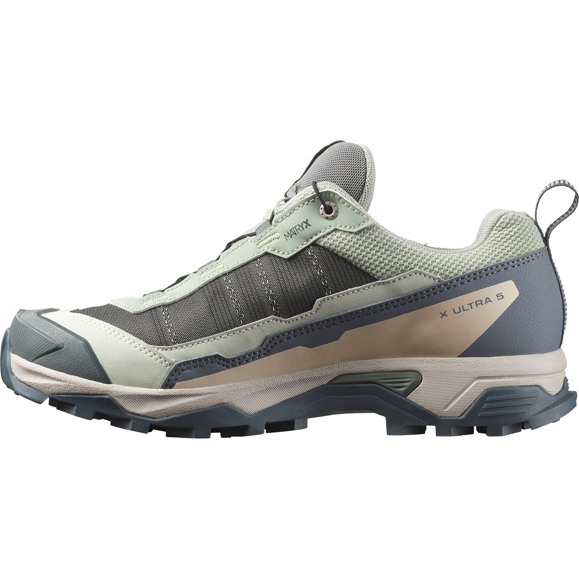 Salomon X Ultra 5 Gore-Tex Hiking & Backpacking Shoes Womens Seagrass