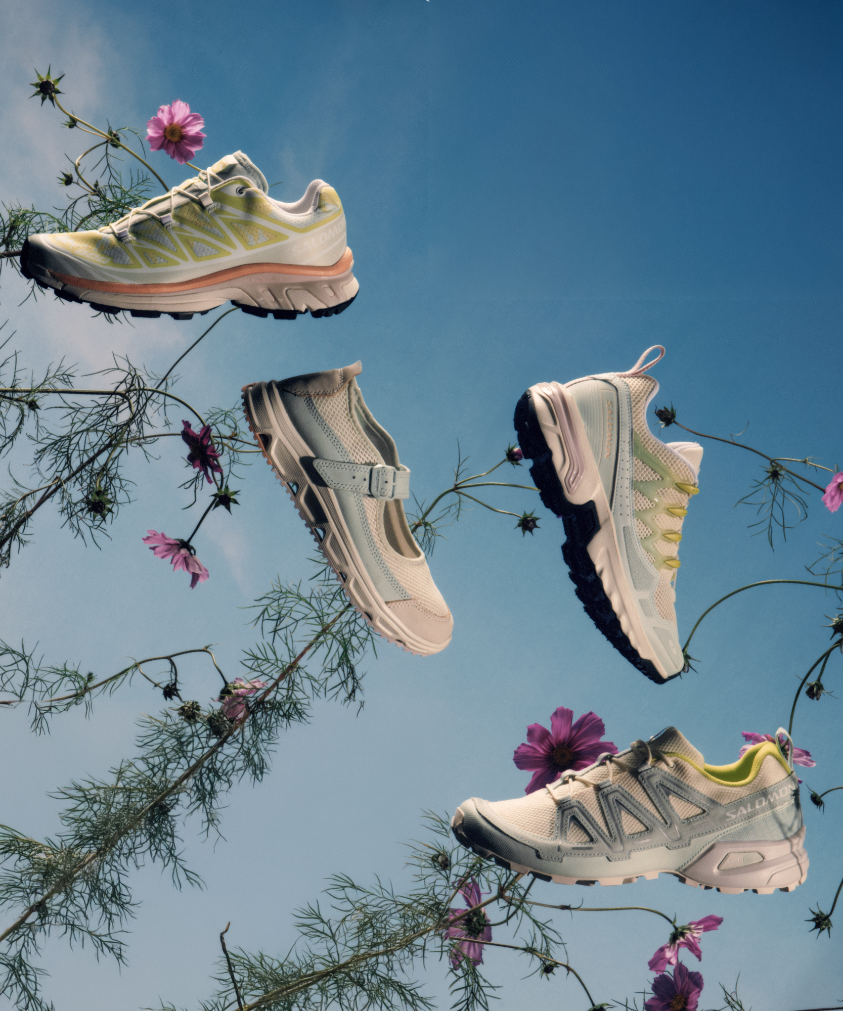 Salomon Xt-6 Alpen Blossom Sneakers Ice Flow
