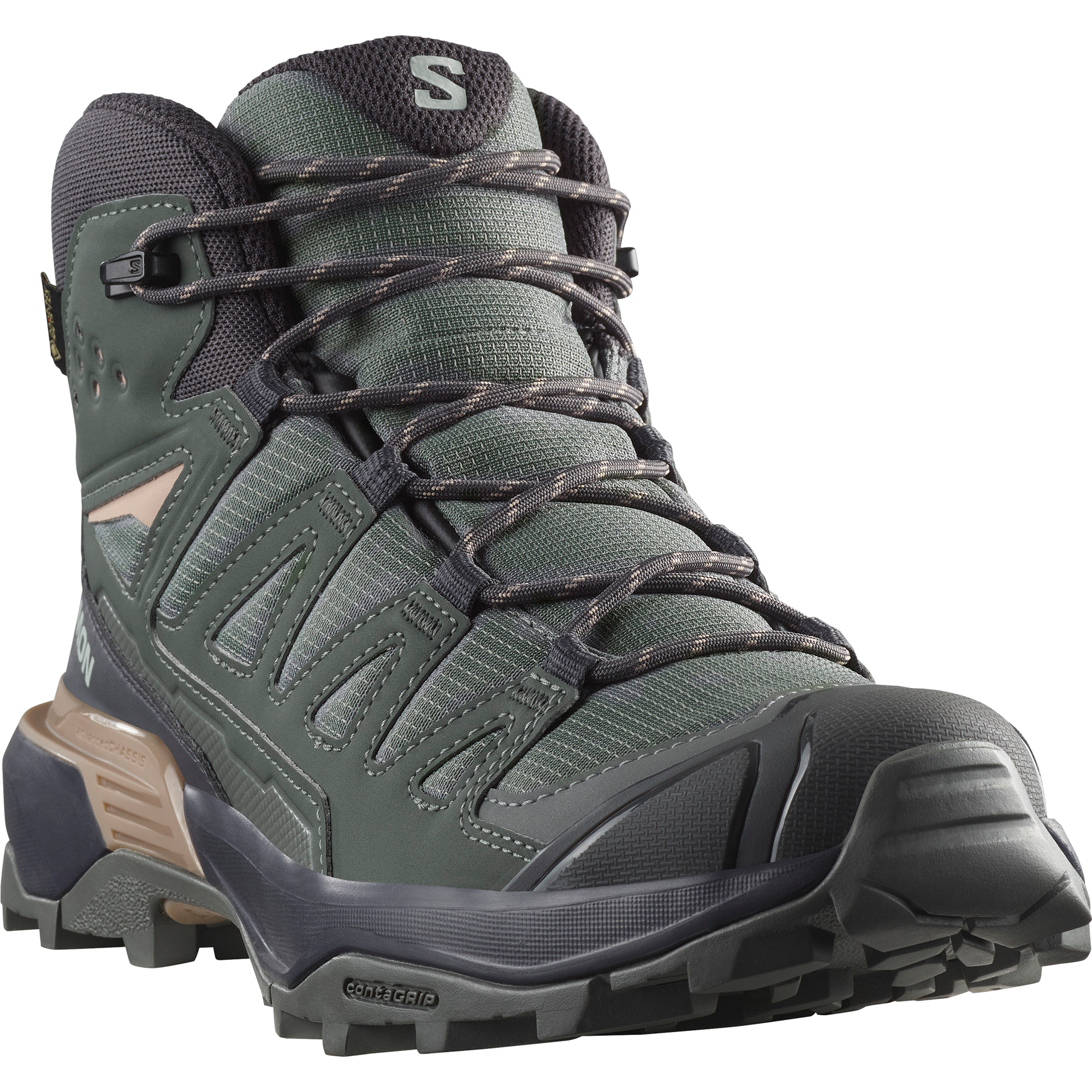 Salomon X Ultra 360 Mid Gore-Tex Hiking & Backpacking Shoes Womens Sedona Sage