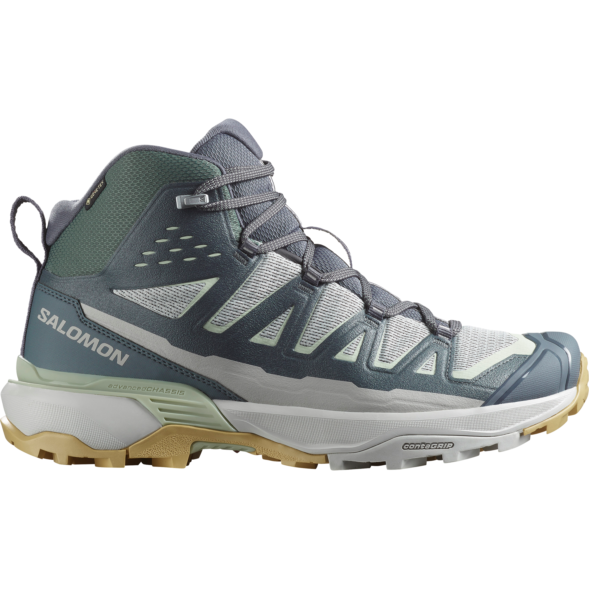 Salomon X Ultra 360 Edge Mid Gore-Tex Hiking & Backpacking Shoes Gray Violet