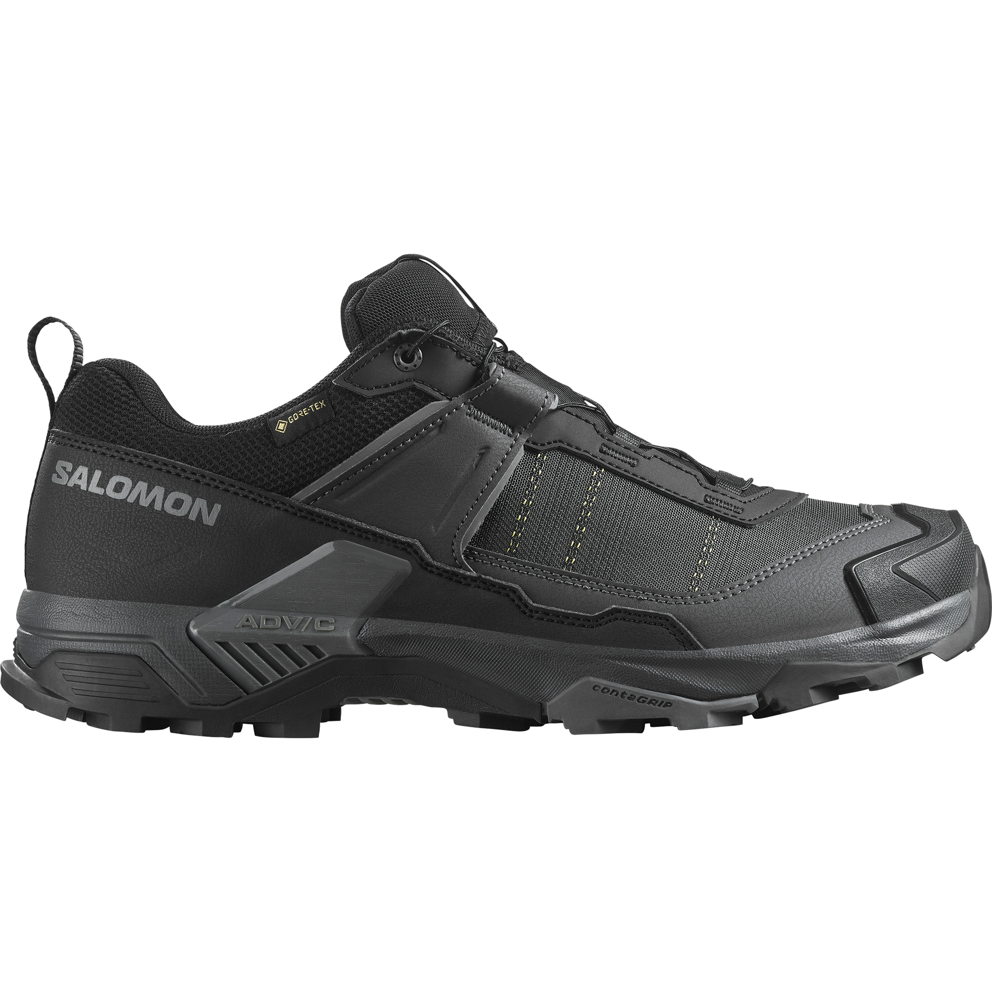 Salomon X Ultra 5 Wide Gore-Tex Hiking & Backpacking Shoes Black
