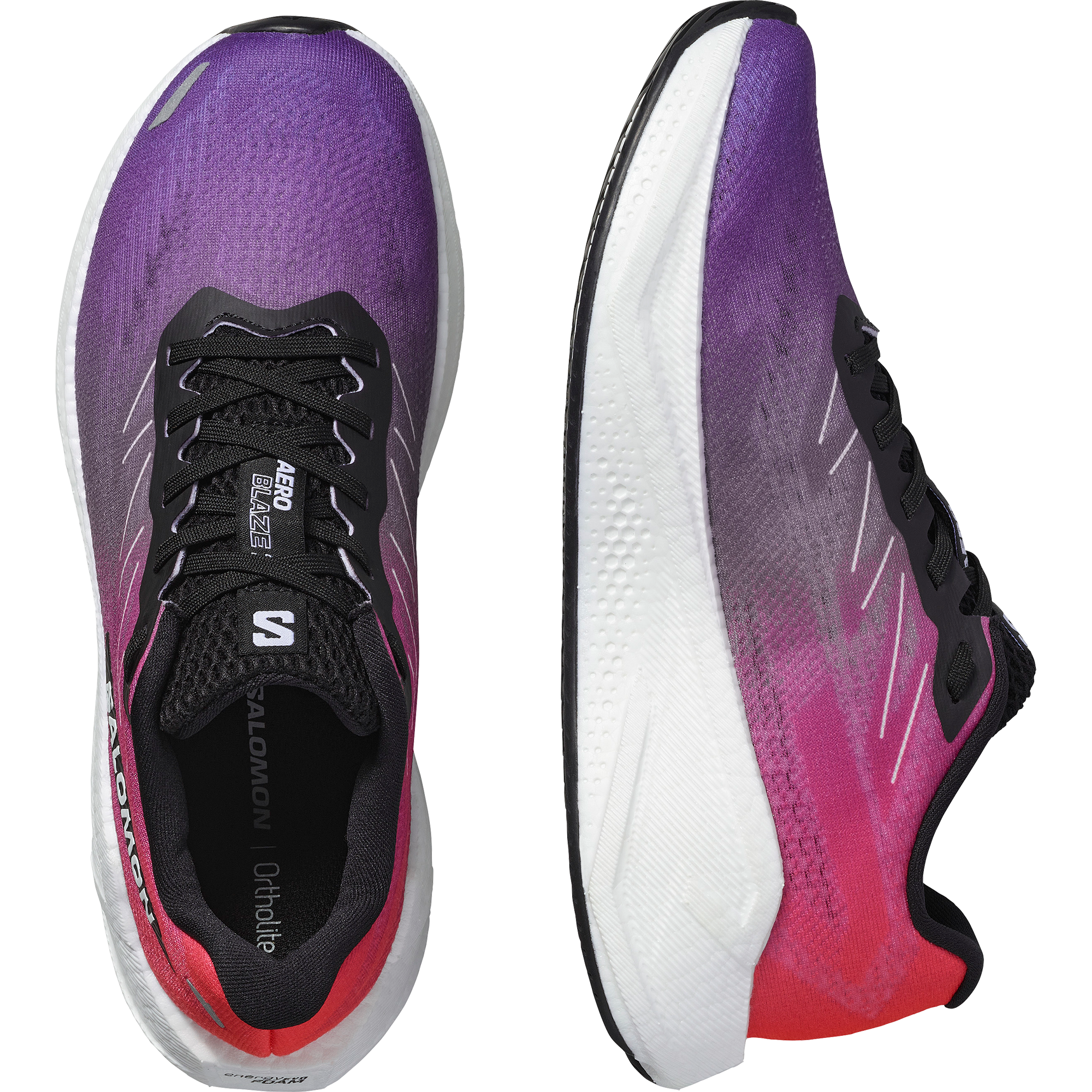 Salomon Aero Blaze 3 Road Running Womens Neon Flame