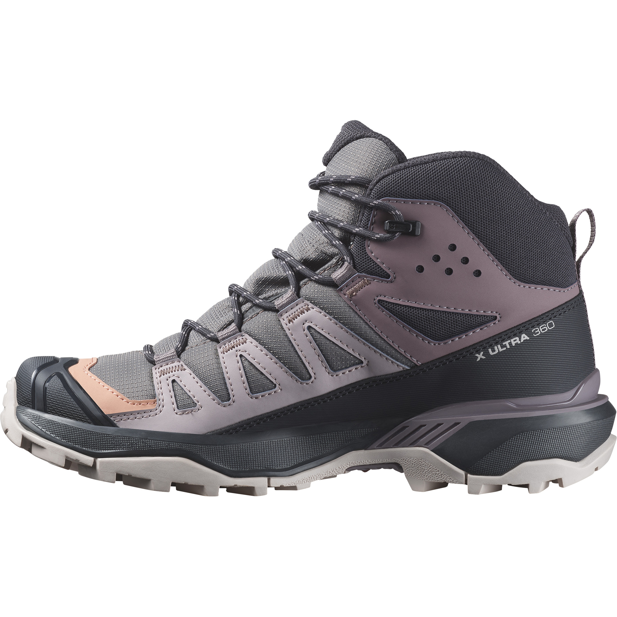 Salomon X Ultra 360 Mid Gore-Tex Hiking Womens Plum Kitten