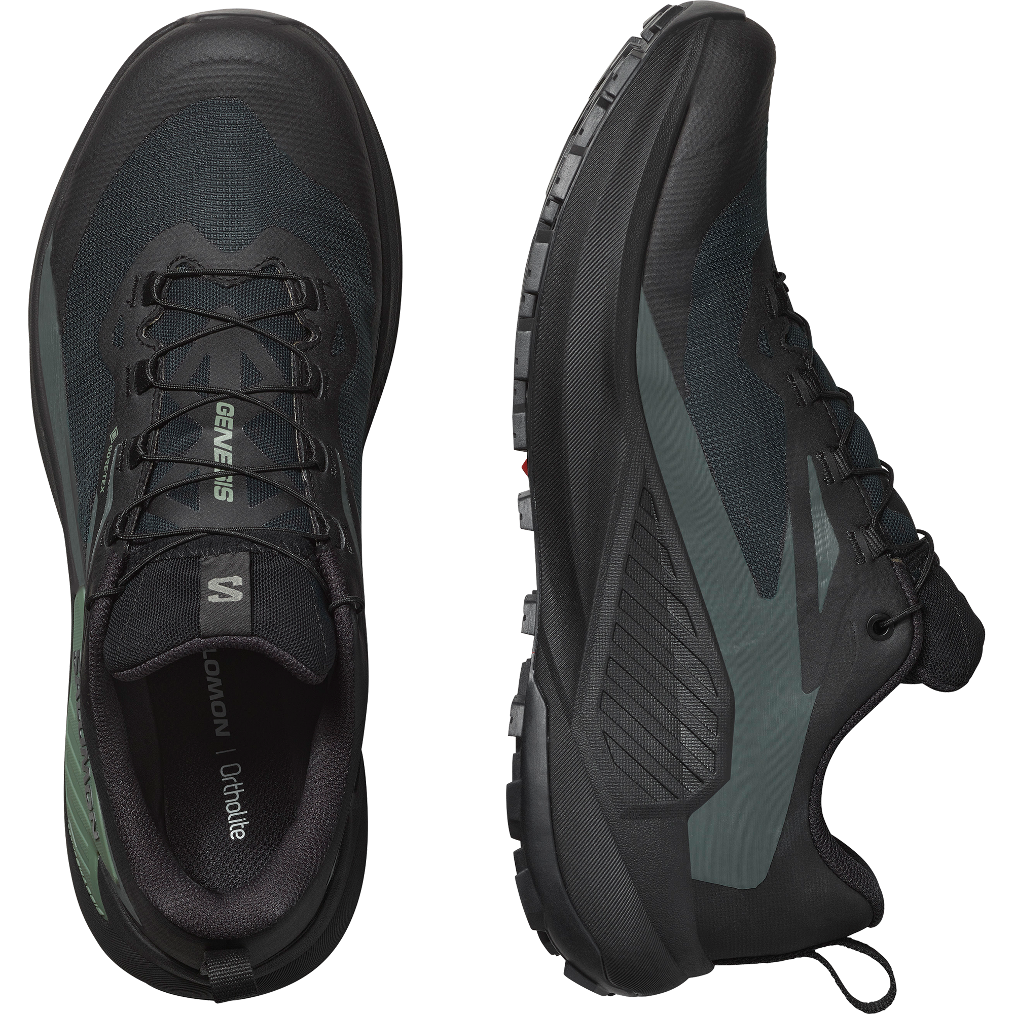 Salomon Genesis Gore-Tex Trail Running Shoes Black