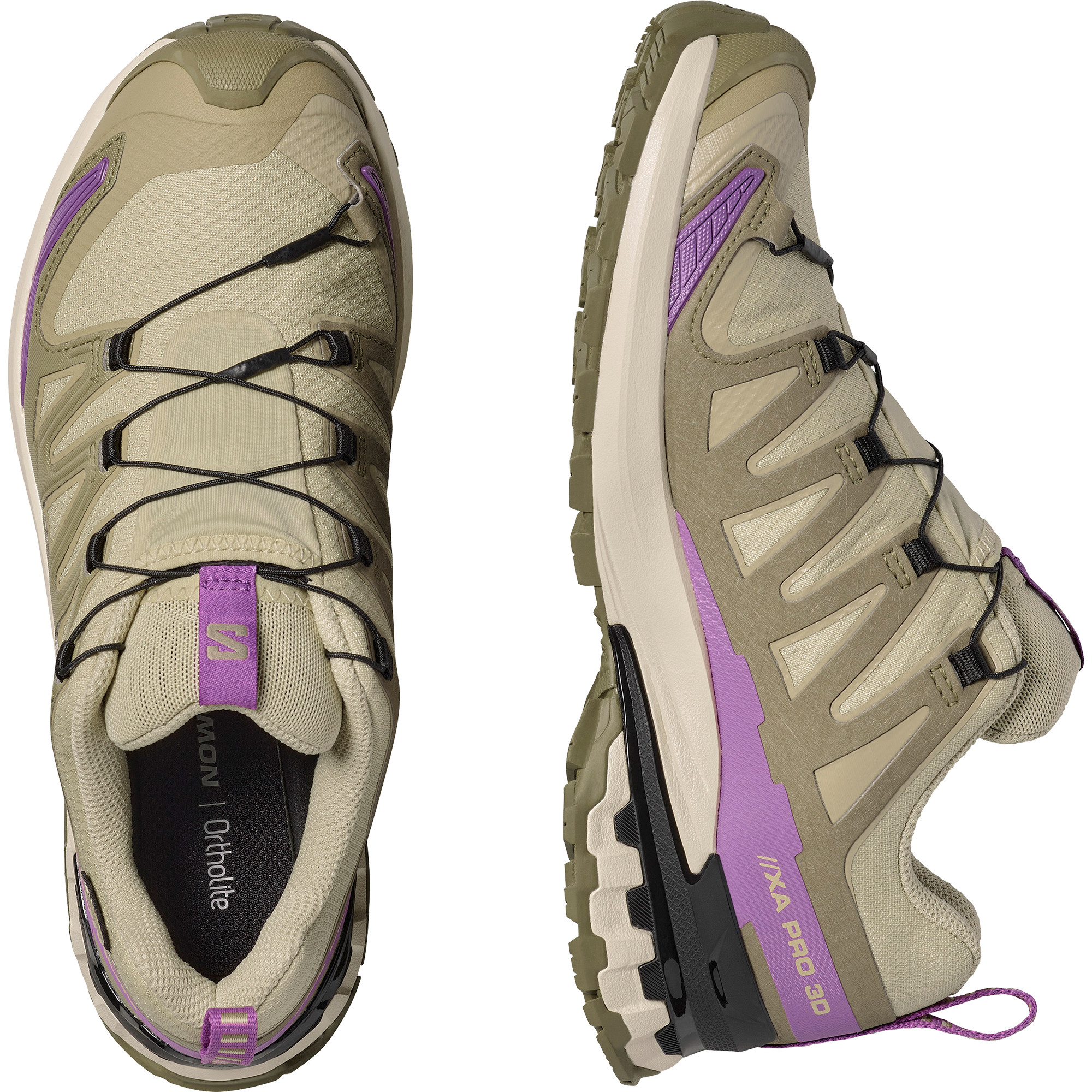 Salomon Xa Pro 3D V9 Gore-Tex Trail Running Womens Bog
