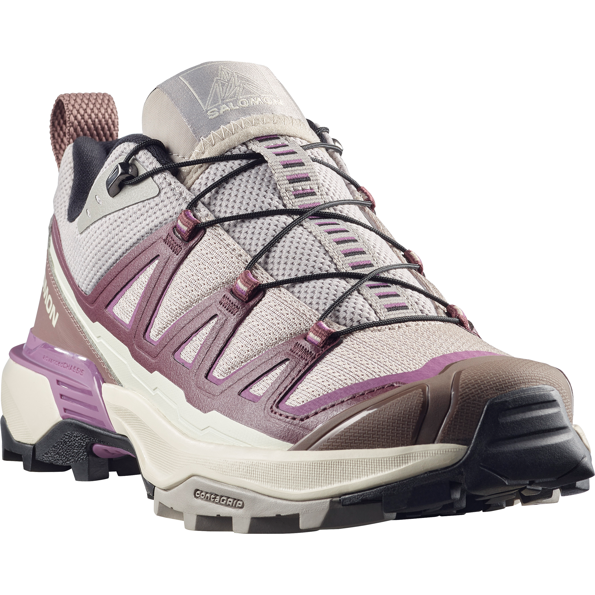 Salomon X Ultra 360 Edge Hiking & Backpacking Shoes Womens Silver Cloud