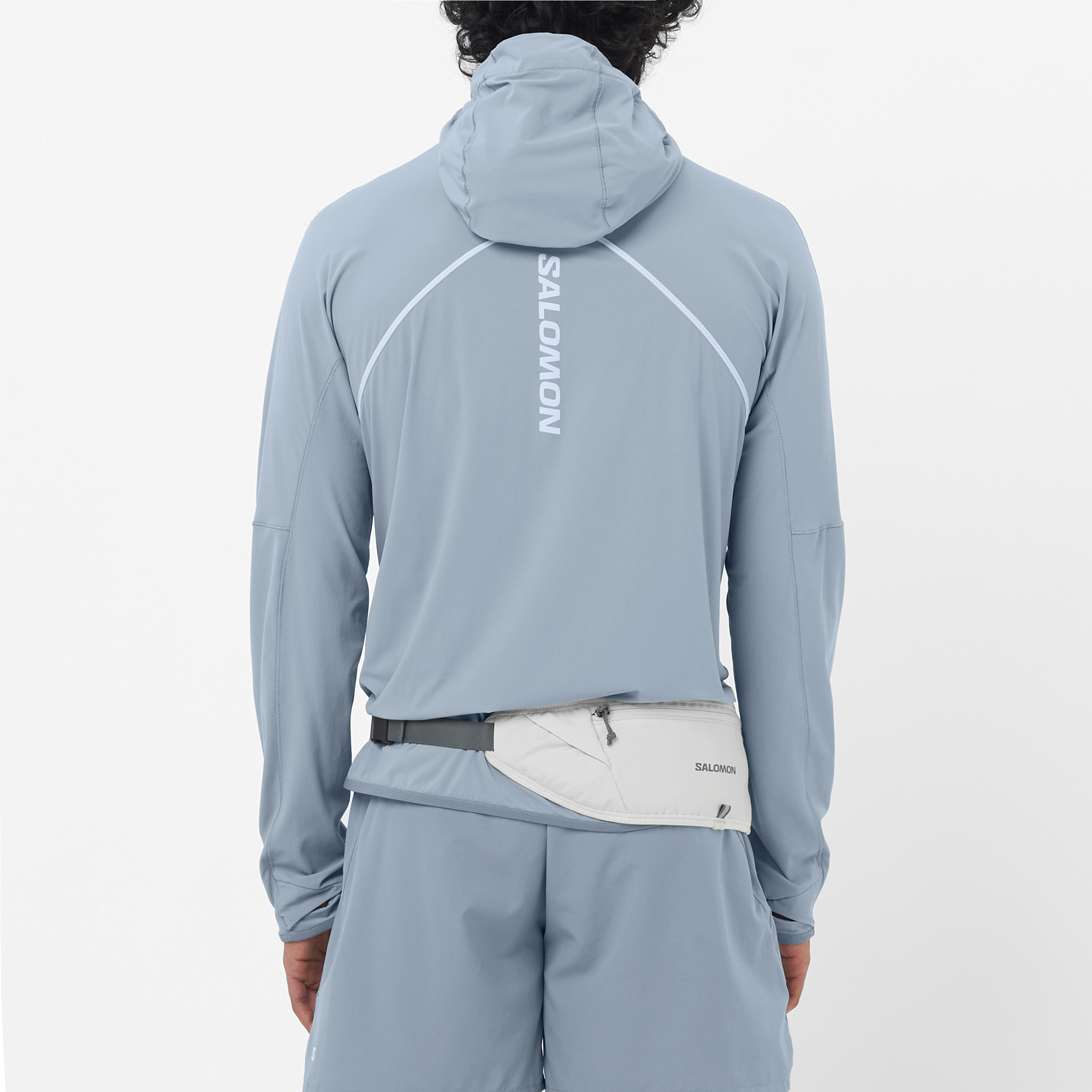 Salomon Sense Aero Hybrid Midlayer Jacket With Hood