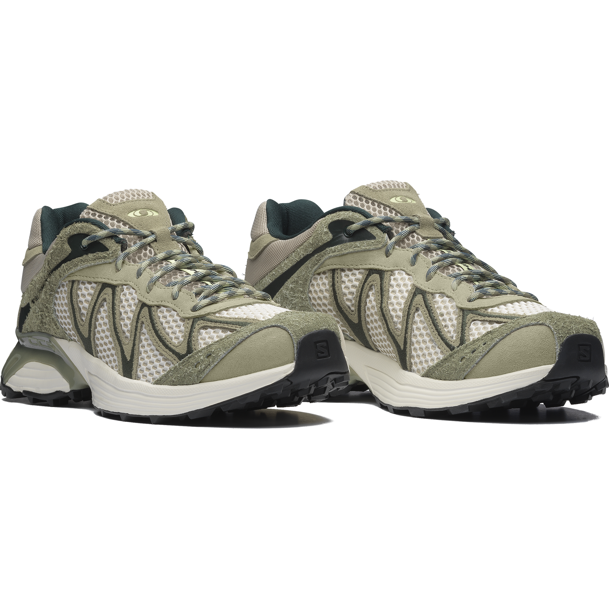 Salomon Xt-Whisper Embroidery Sneakers Deep Lichen Green