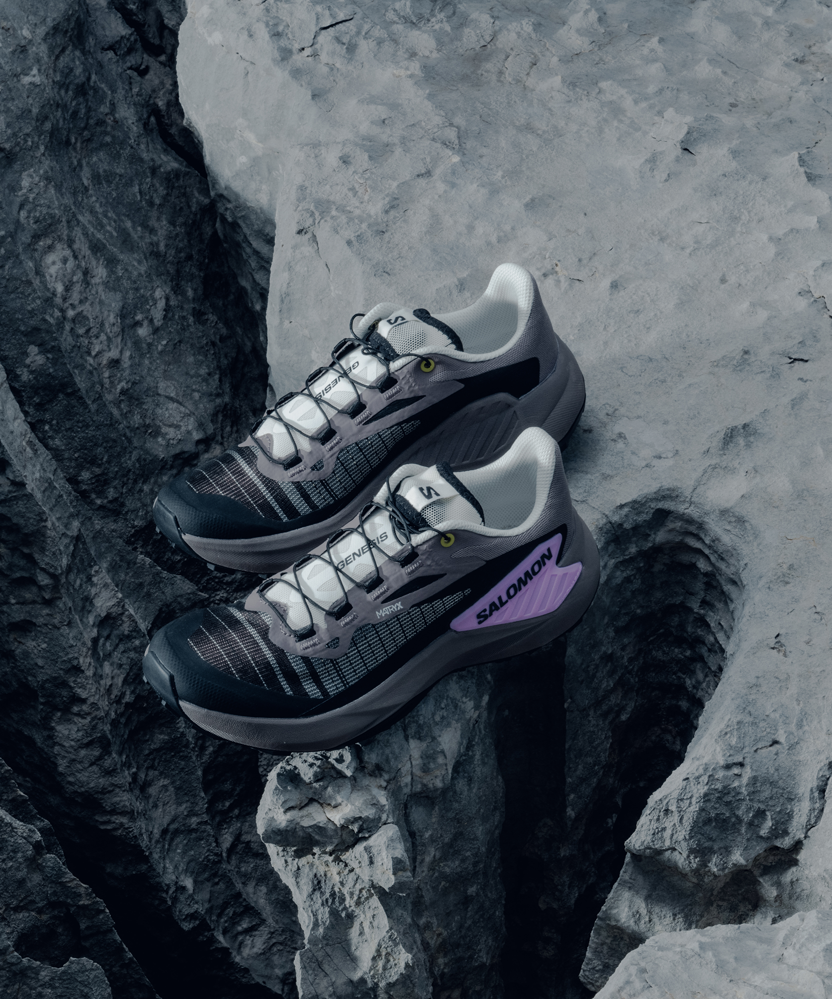 Salomon Genesis Trail Running Shoes Womens Iron
