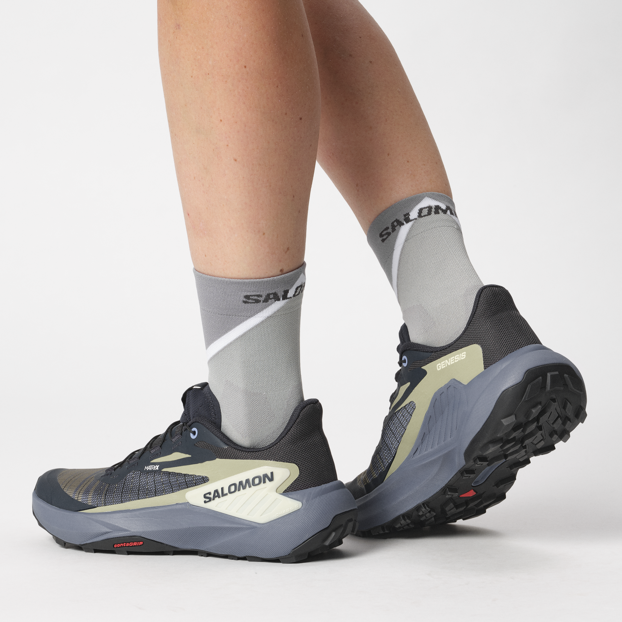 Salomon Genesis Trail Running Shoes Womens Carbon