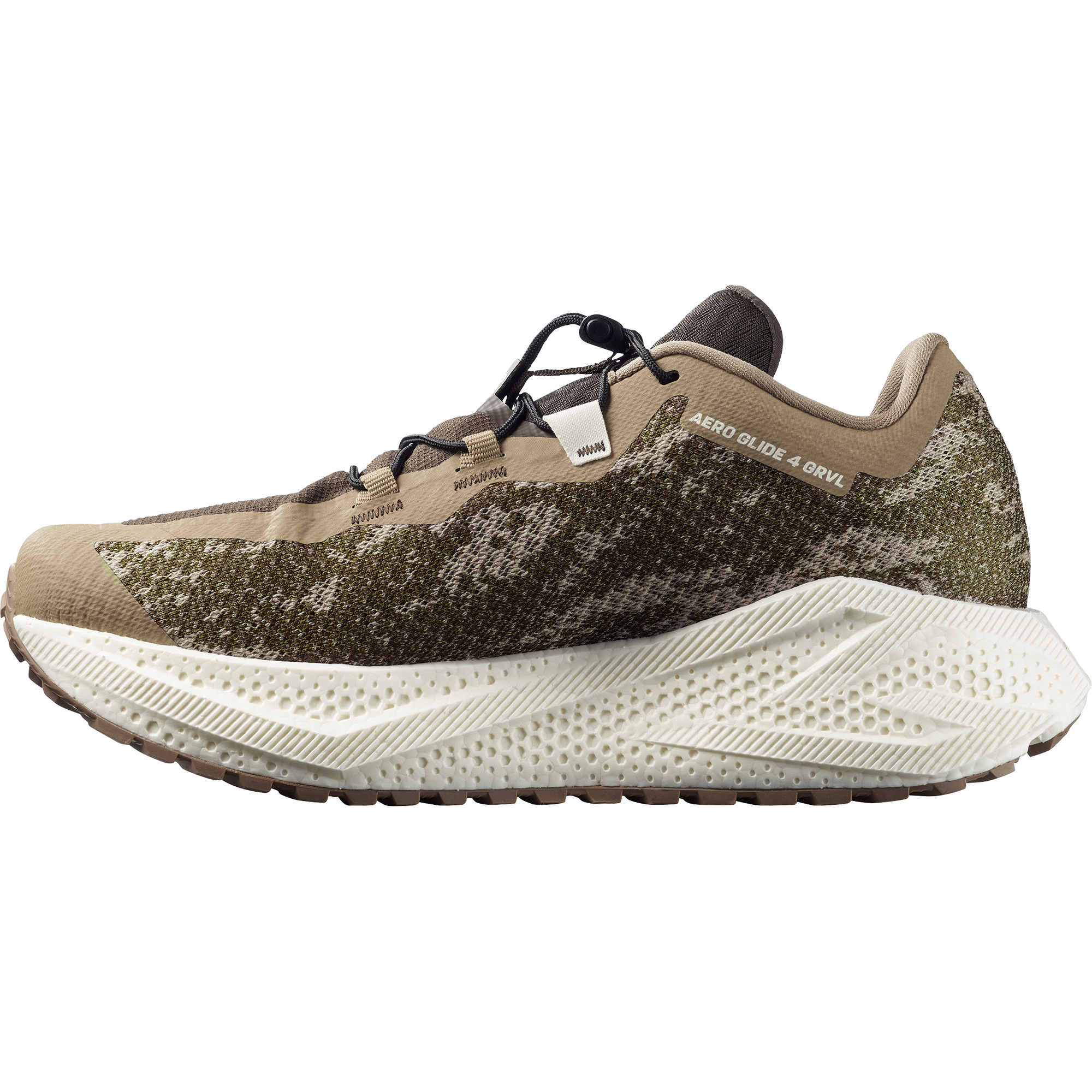Salomon Aero Glide 4 Grvl Gravel Running Shoes Safari