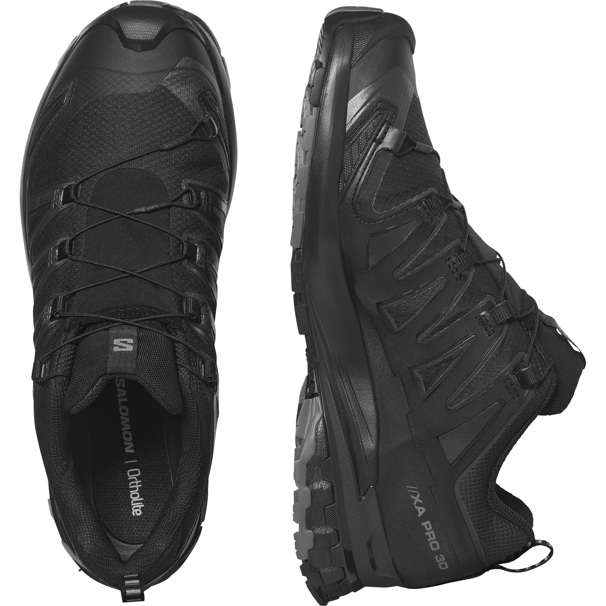 Salomon Xa Pro 3D V9 Wide Gore-Tex Trail Running Shoes Black