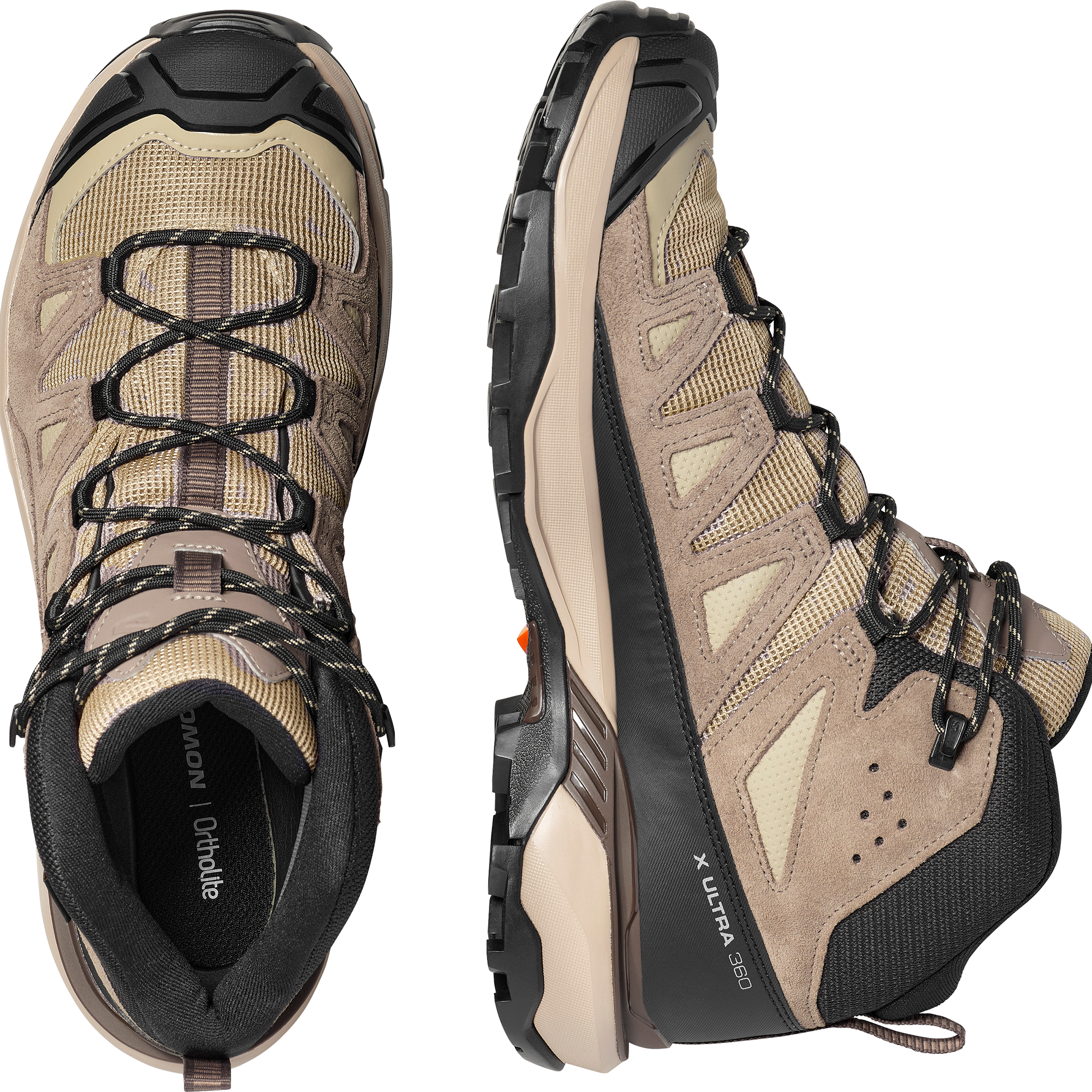 Salomon X Ultra 360 Leather Mid Gore-Tex Hiking Desert Tan