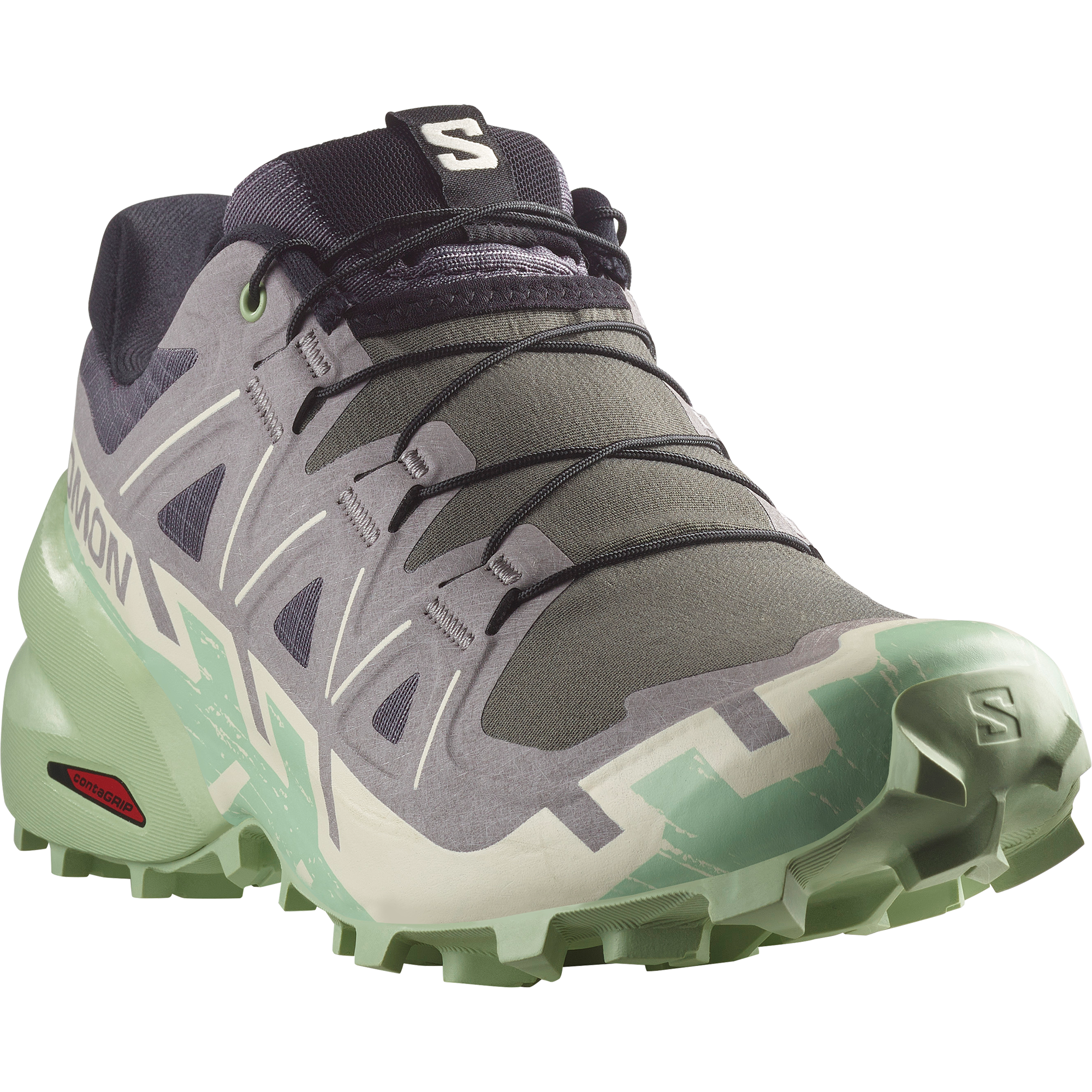 Salomon Speedcross 6 Trail Running Shoes Womens Castlerock