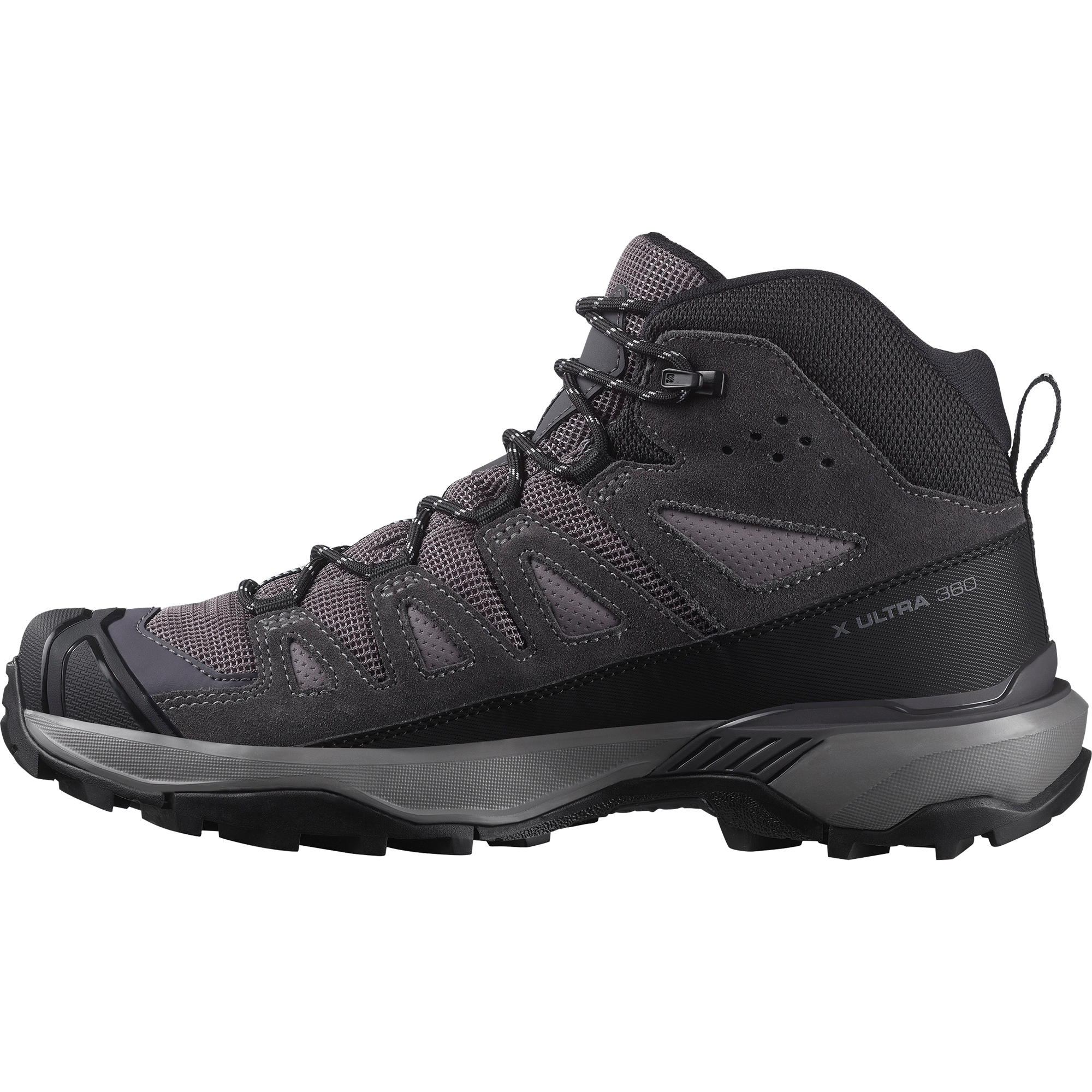 Salomon X Ultra 360 Leather Mid Gore-Tex Hiking & Backpacking Shoes Womens Shark