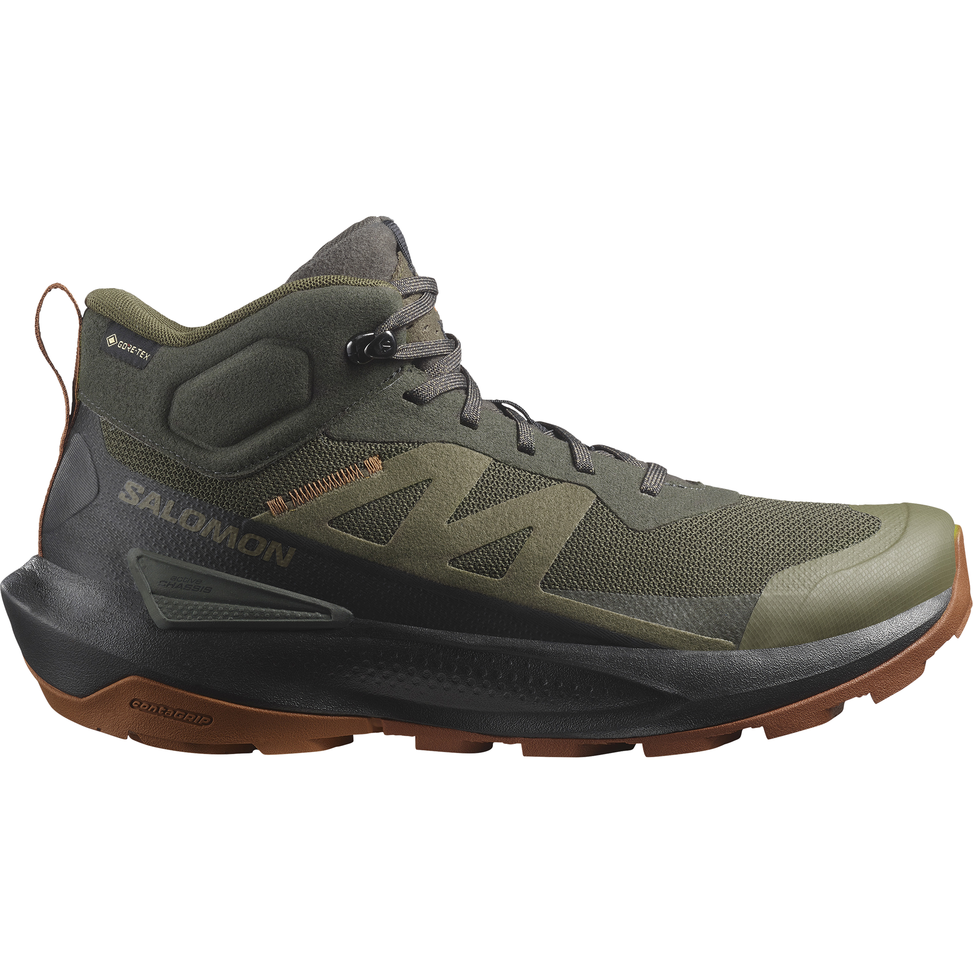 Salomon Elixir Activ Mid Gore-Tex Hiking & Backpacking Shoes Peat