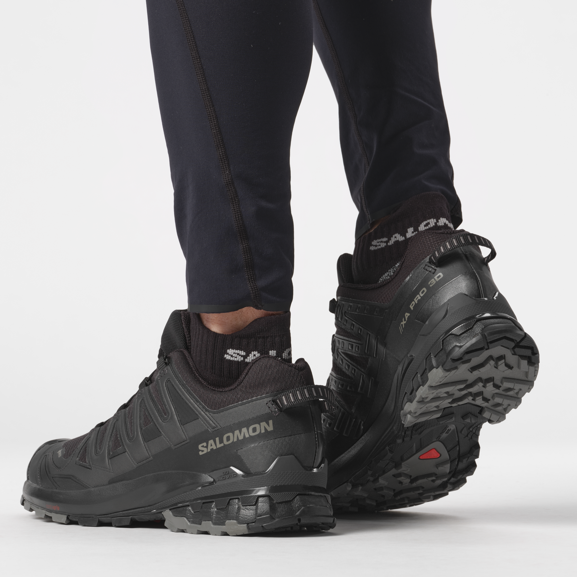Salomon Xa Pro 3D V9 Wide Gore-Tex Trail Running Shoes Black