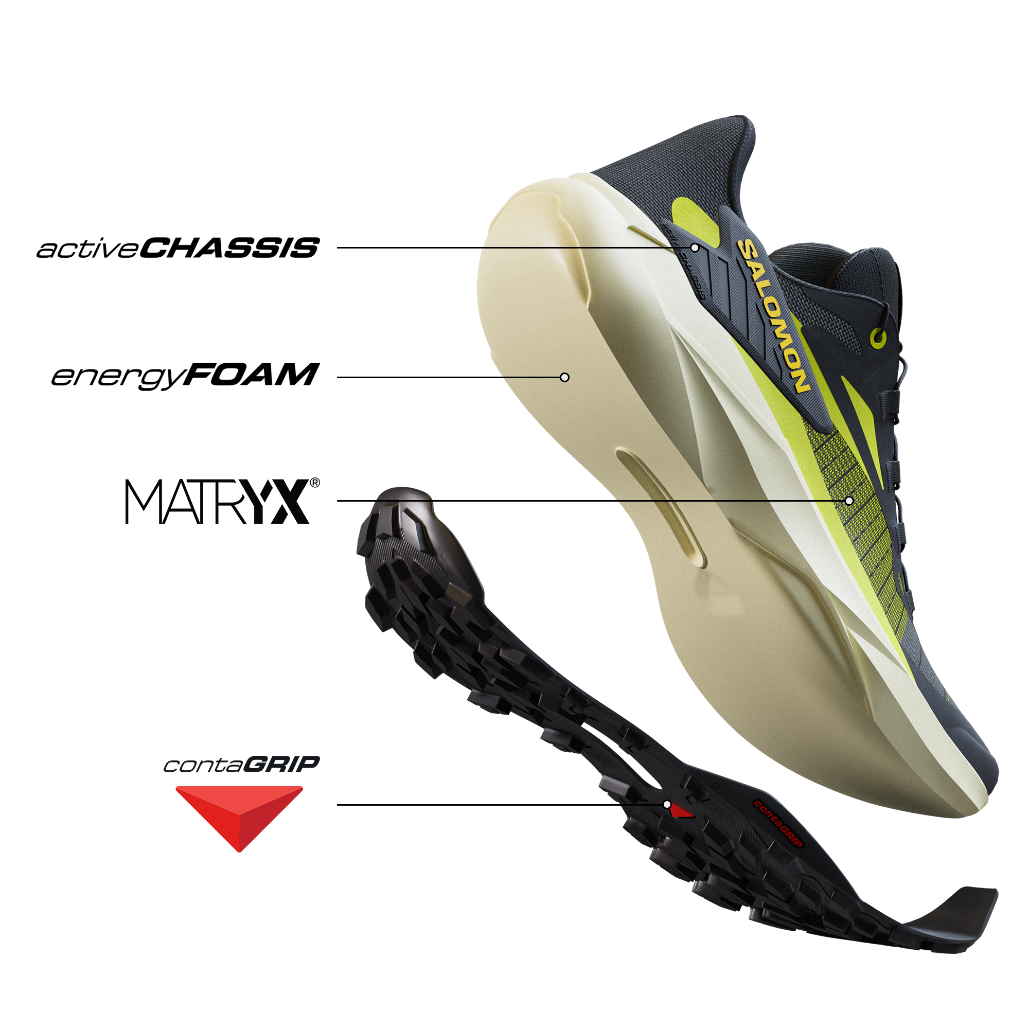 Salomon Genesis Trail Running Shoes Womens Carbon