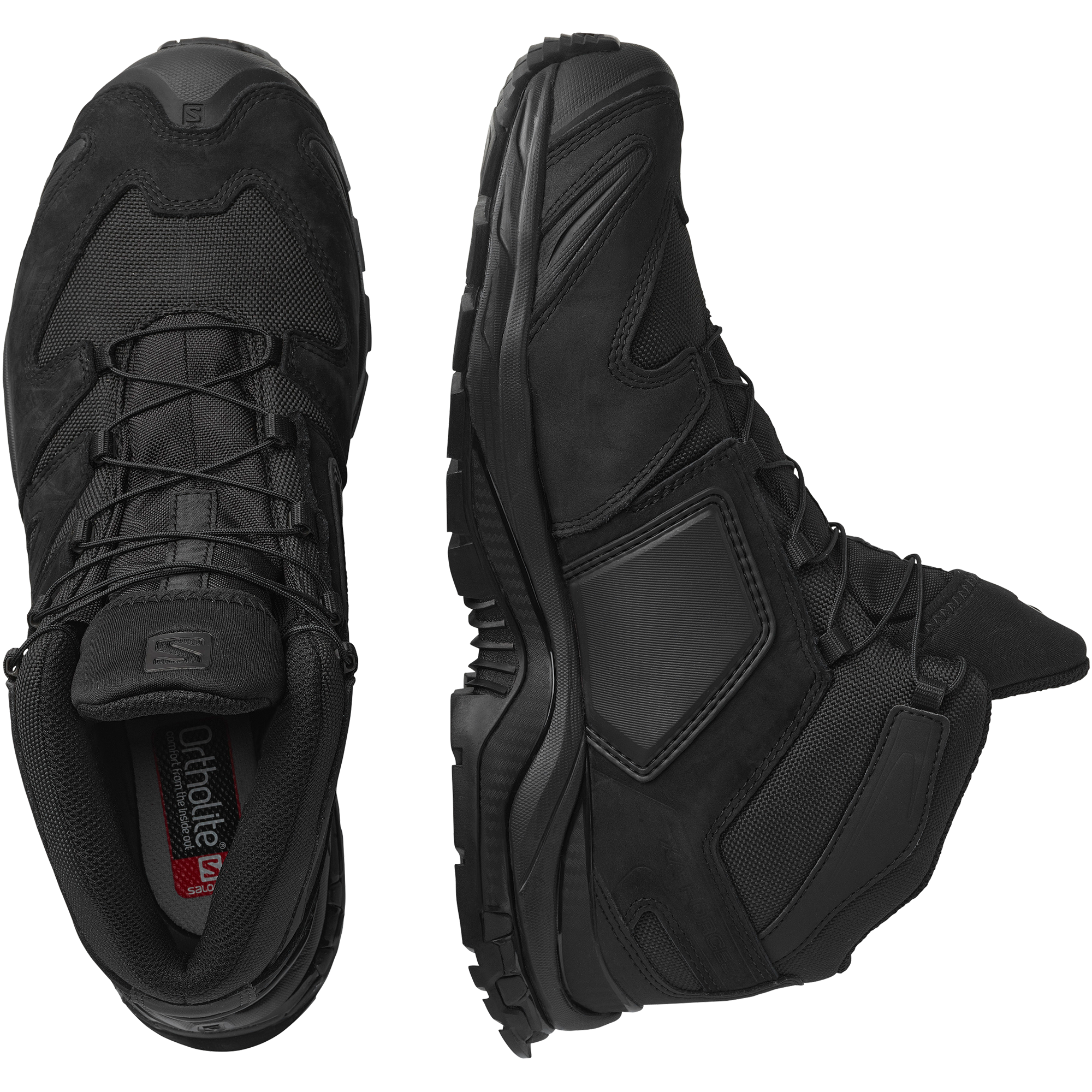 Salomon Xa Forces Mid Wide En Forces Shoes Black