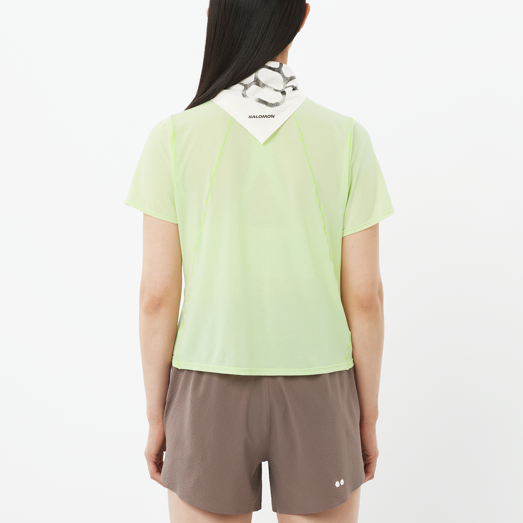 Salomon Shakeout Air Cropped Short Sleeve T-Shirt Women's