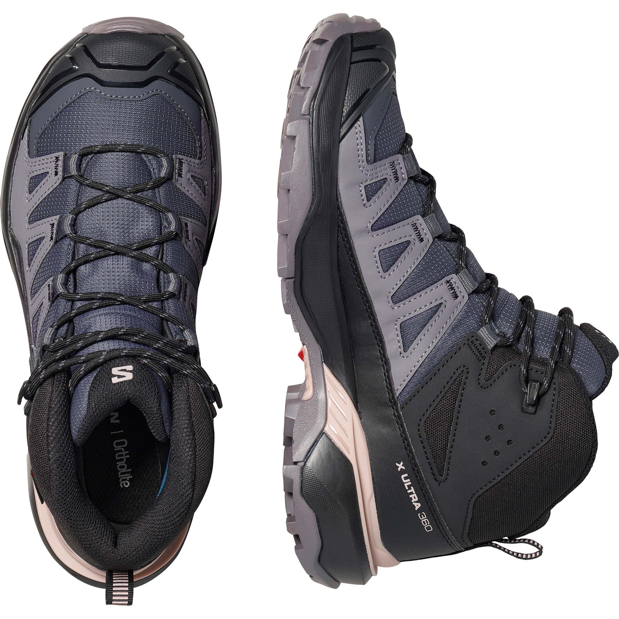 Salomon X Ultra 360 Mid Gore-Tex Hiking & Backpacking Shoes Womens Nine Iron