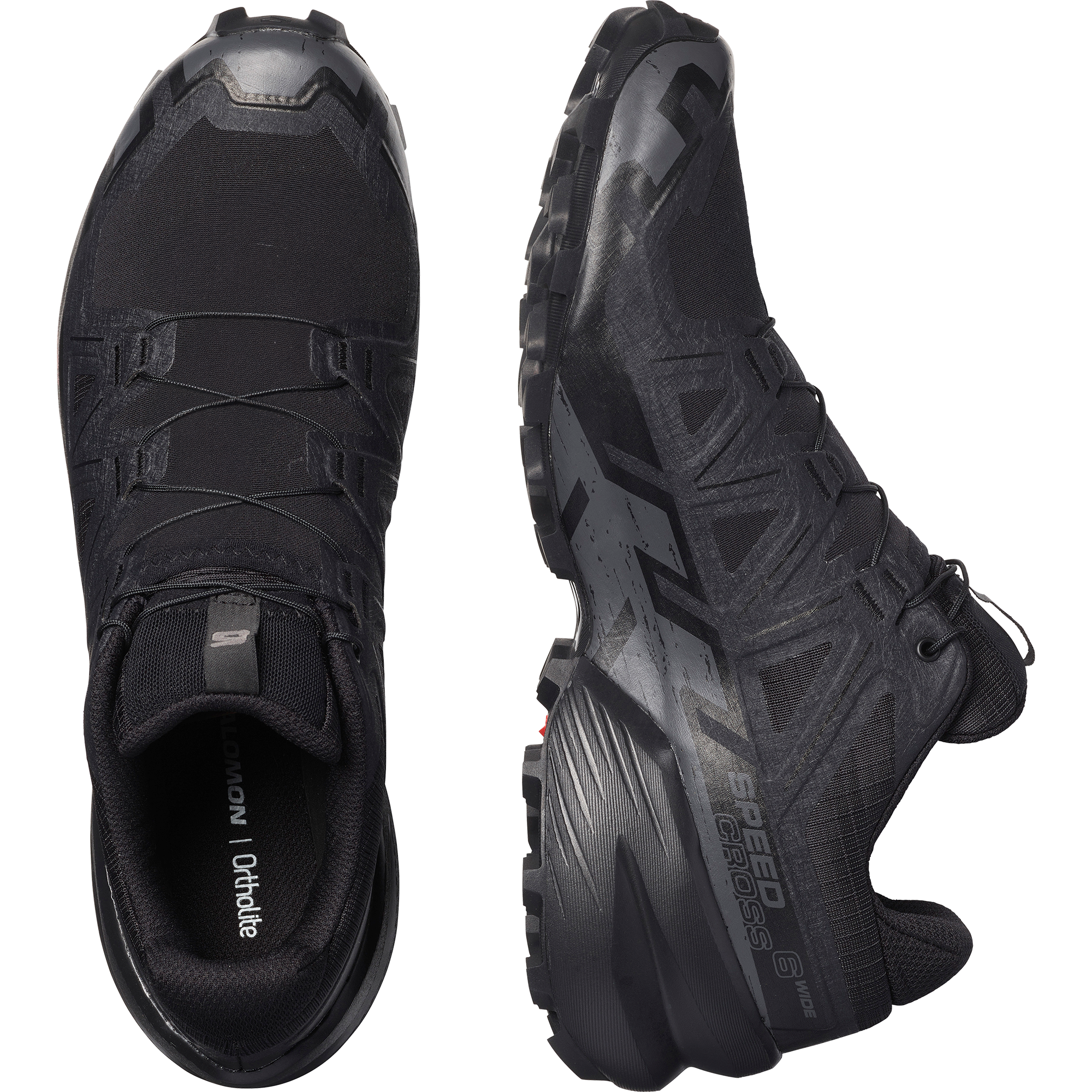 Salomon Speedcross 6 Wide Trail Running Shoes Black