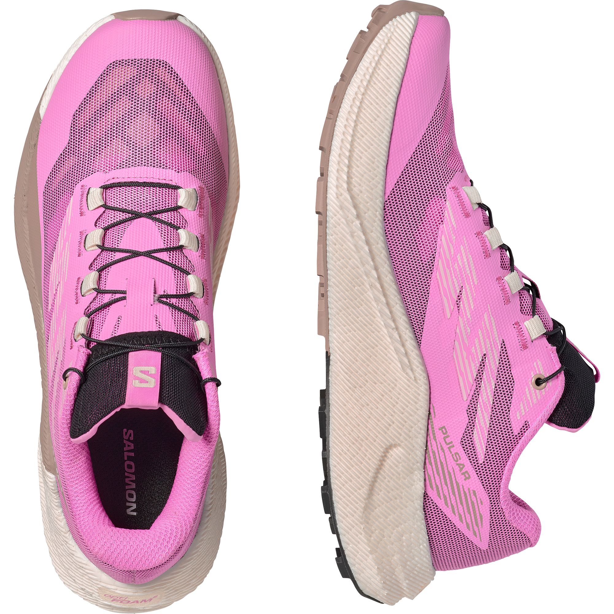 Salomon Pulsar Trail Running Shoes Womens Cyclamen