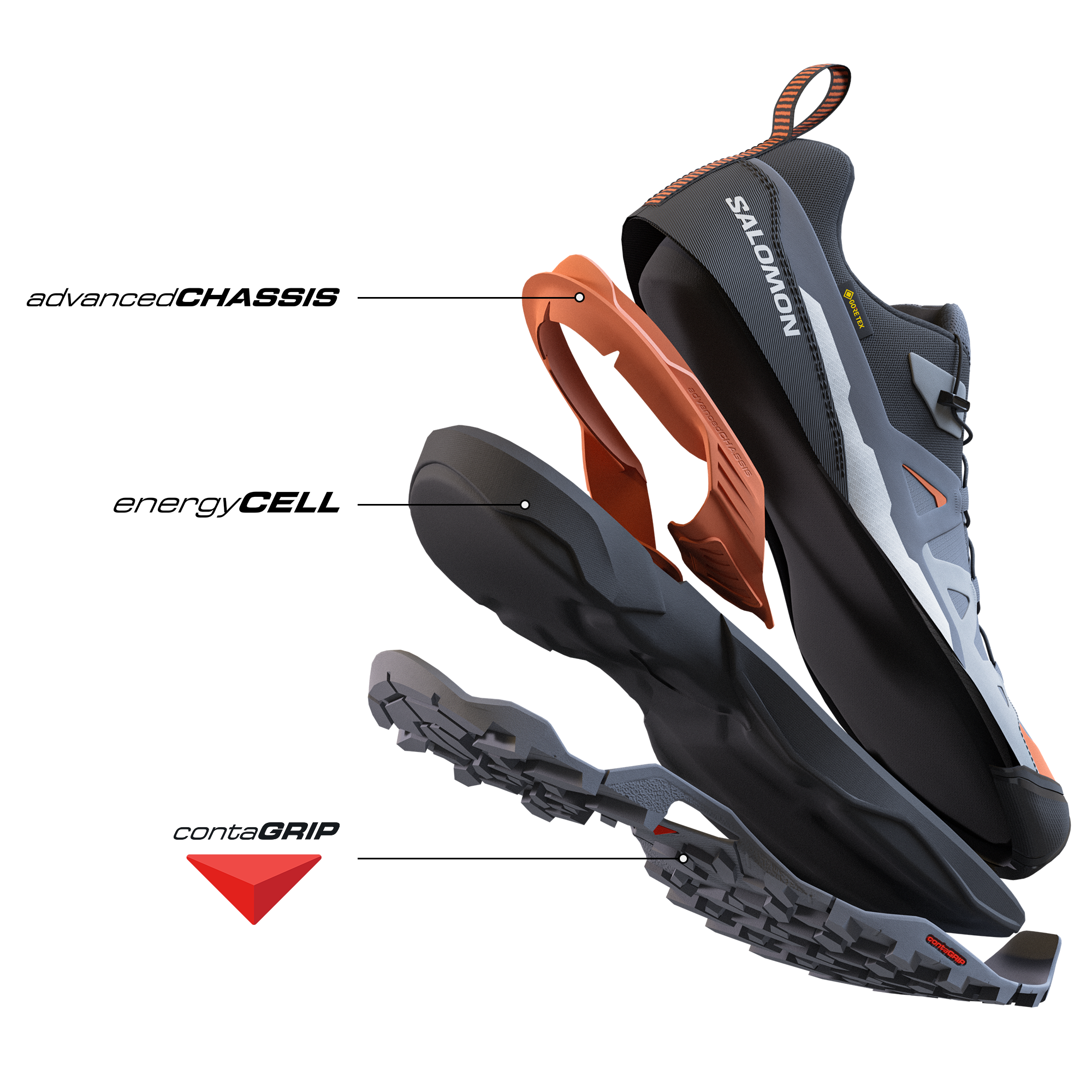Salomon X Ultra 360 Gore-Tex Hiking & Backpacking Shoes Black