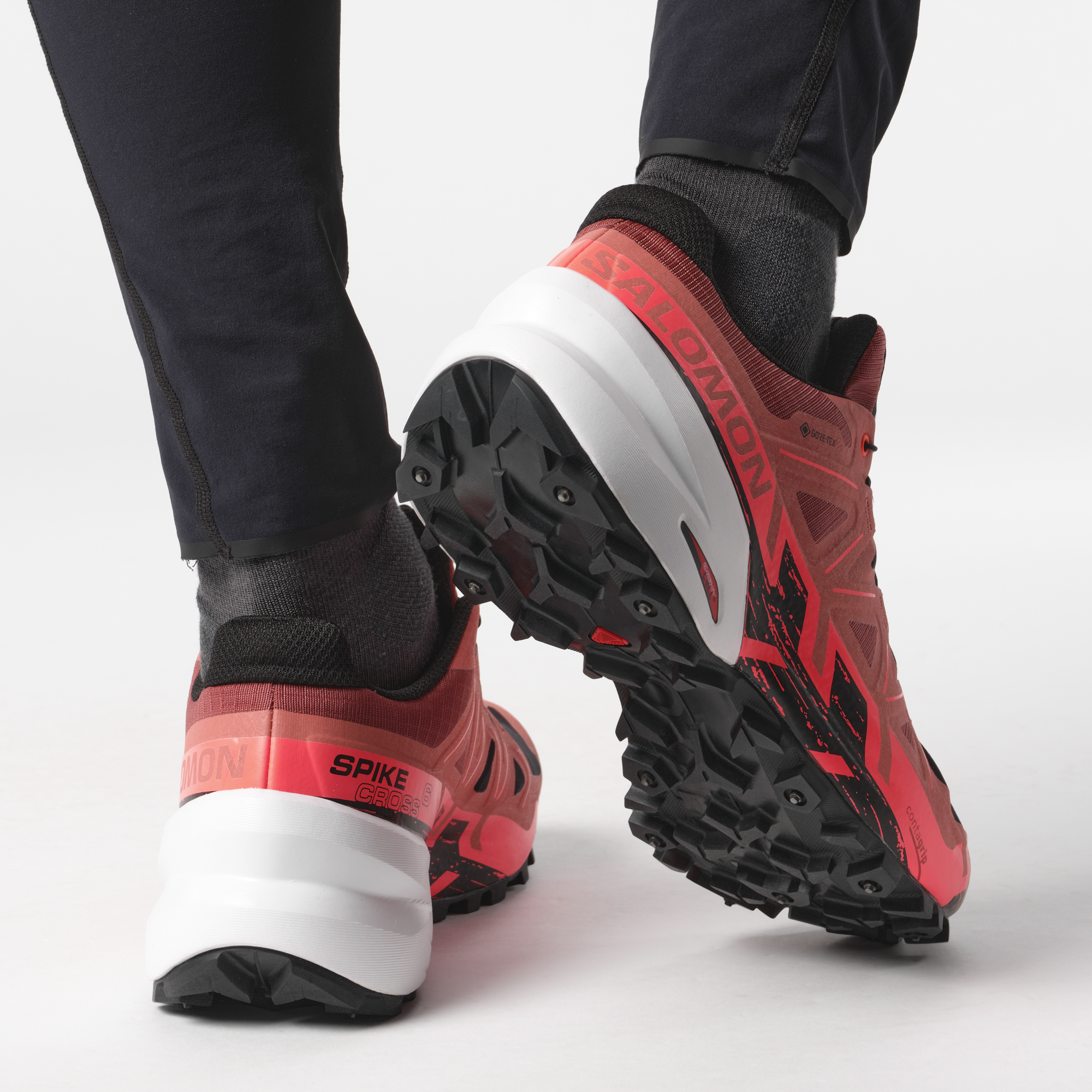 Salomon Spikecross 6 Gore-Tex Trail Running Cow Hide