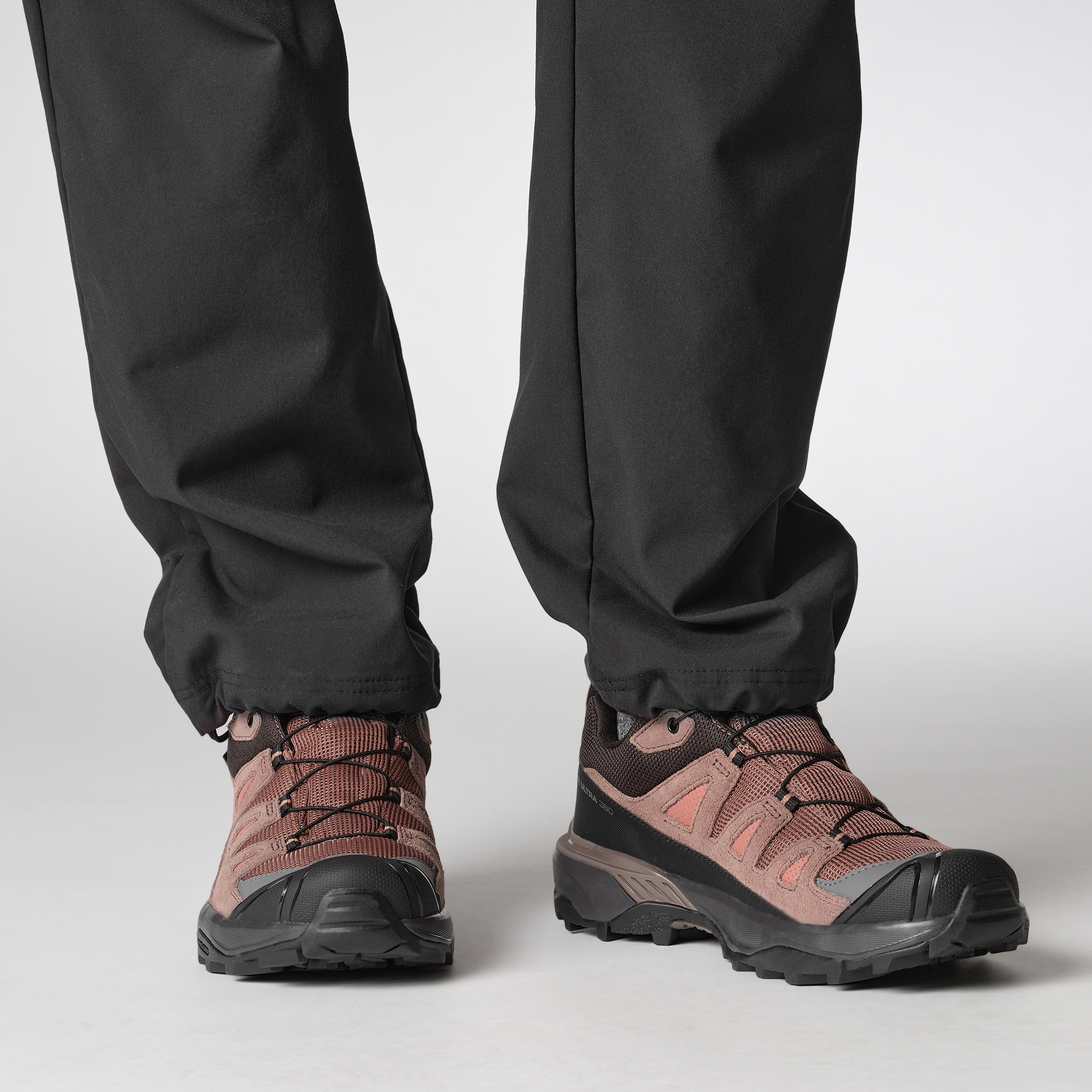 Salomon X Ultra 360 Leather Gore-Tex Hiking & Backpacking Shoes Womens Cognac
