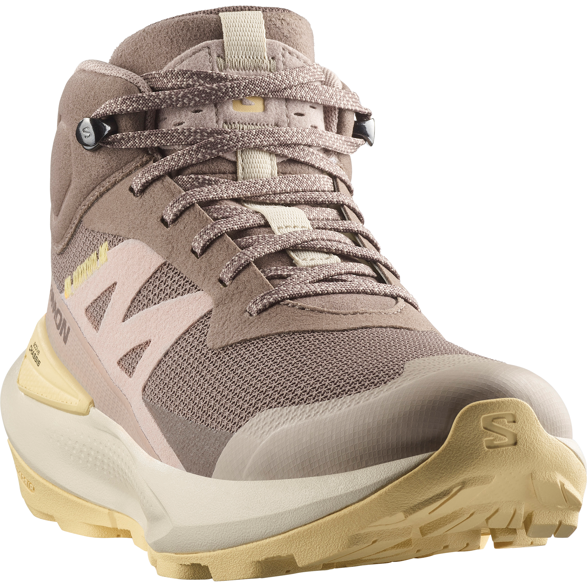 Salomon Elixir Activ Mid Gore-Tex Hiking & Backpacking Shoes Womens Iron