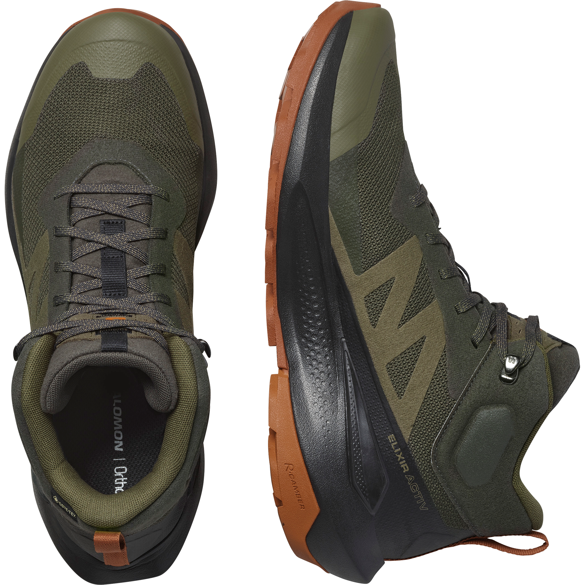 Salomon Elixir Activ Mid Gore-Tex Hiking Peat