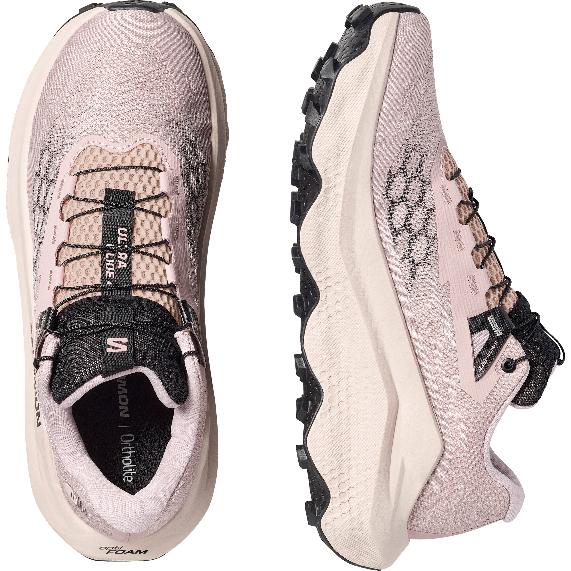 Salomon Ultra Glide 4 Trail Running Shoes Womens Shadow Gray