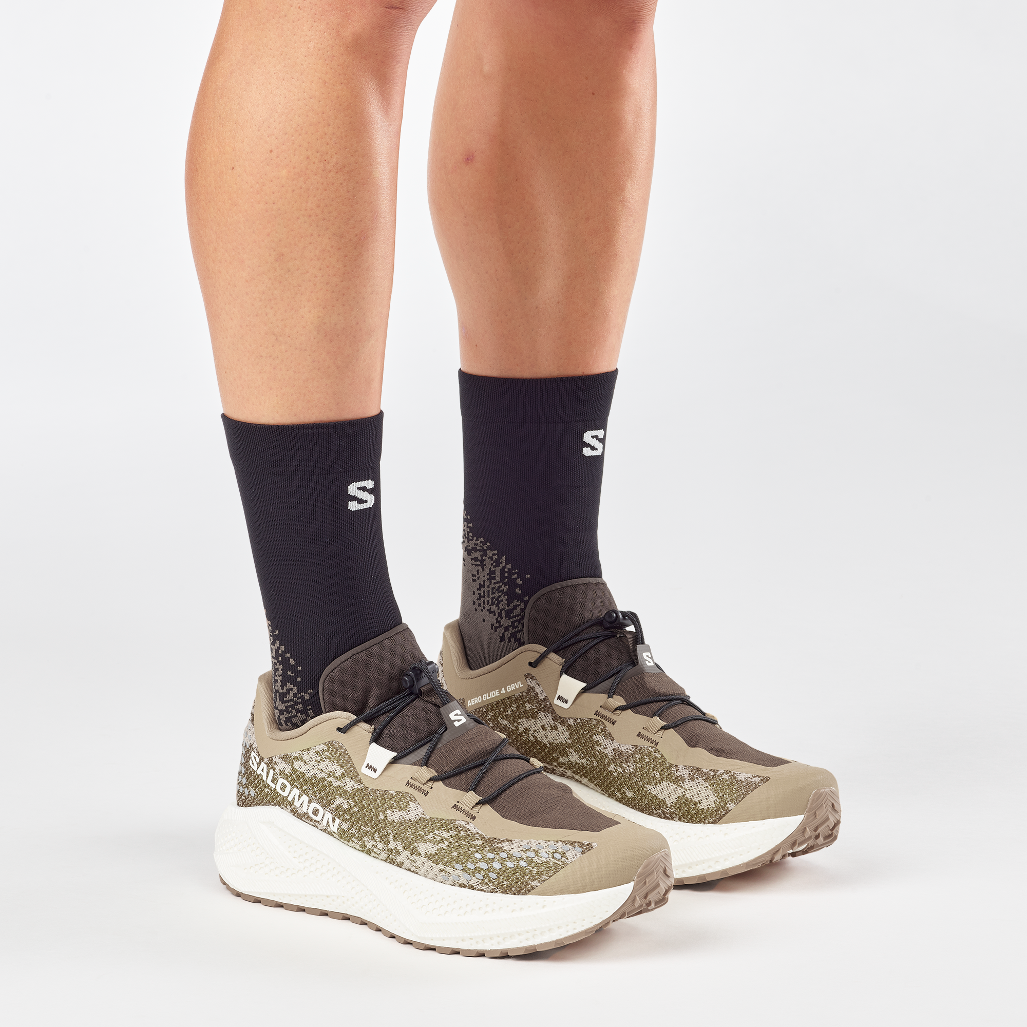 Salomon Aero Glide 4 Grvl Gravel Running Safari
