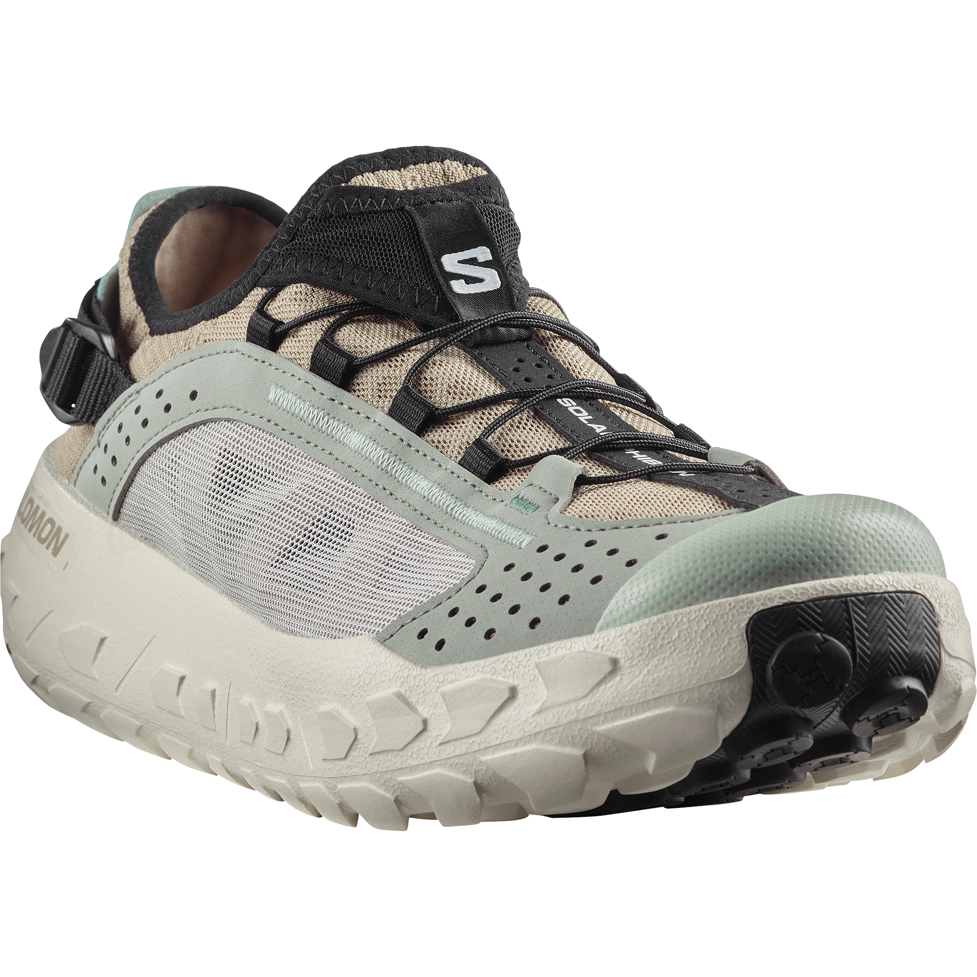 Salomon Solamphibian Sandals, Water Shoes & Recovery Shoes Desert Tan