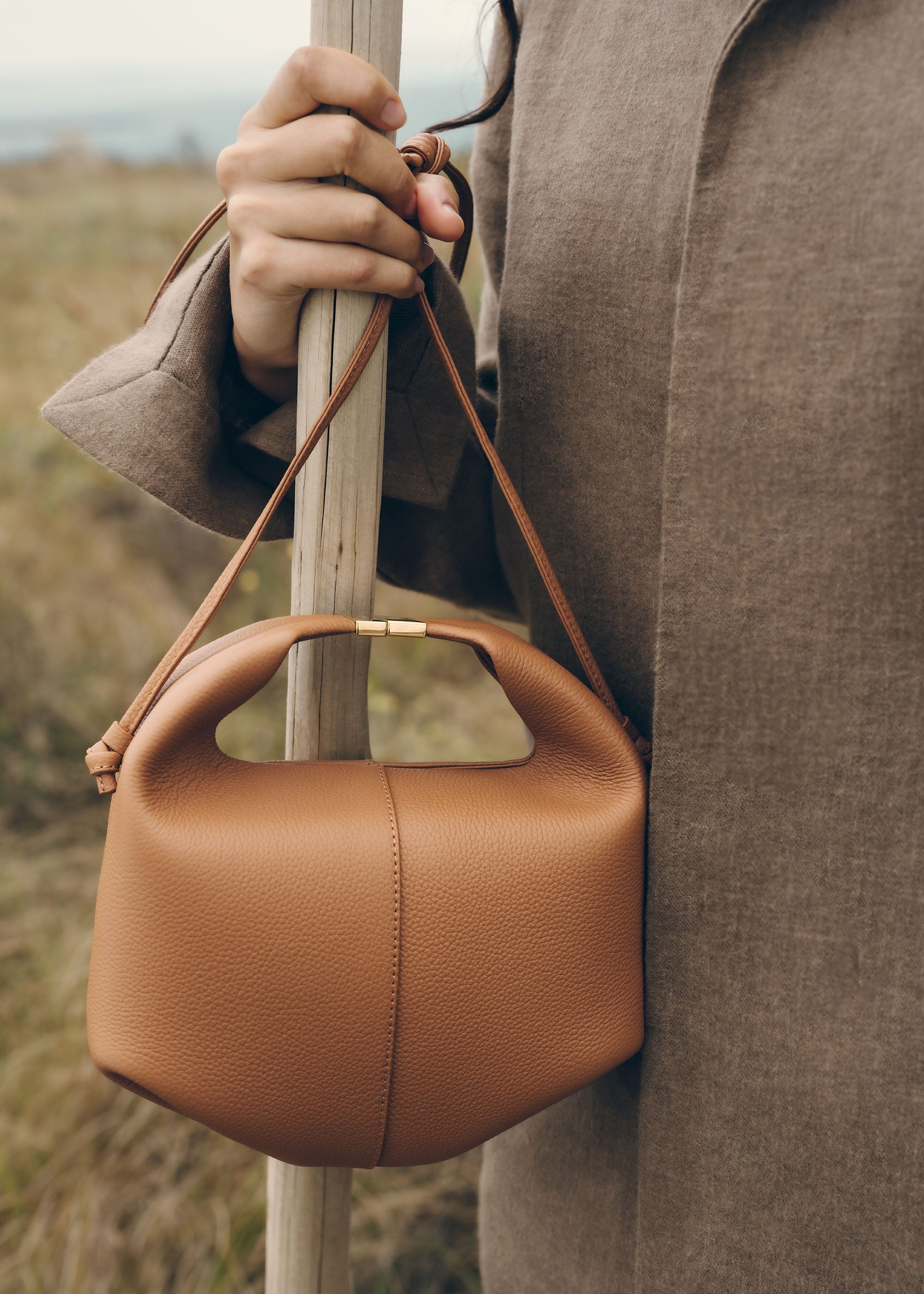 Polene Beri Textured Camel