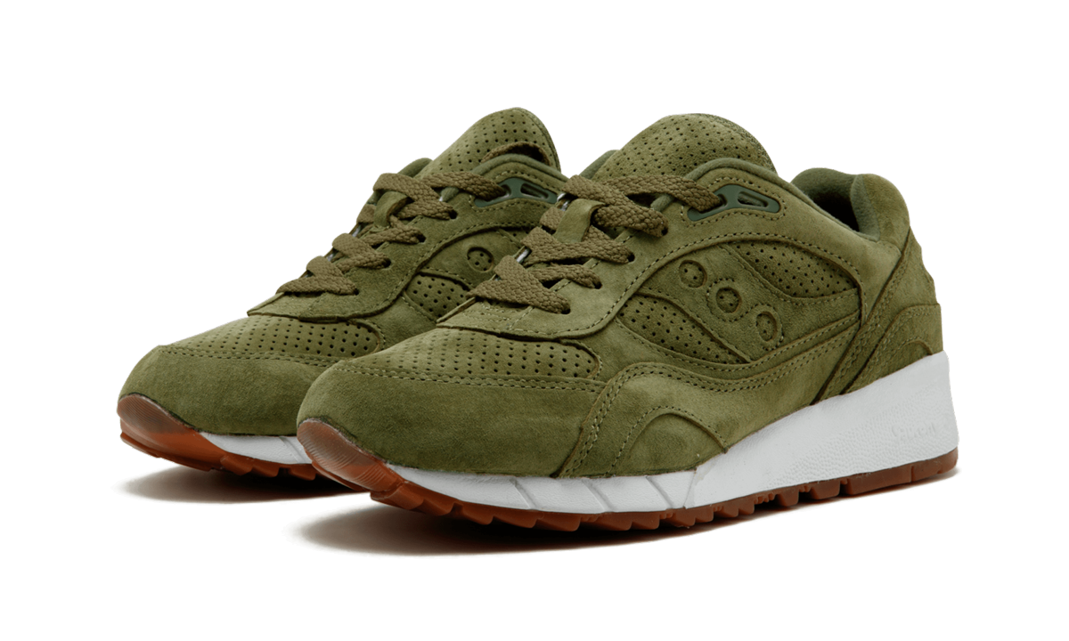 Saucony Shadow 6000 Olive Suede (Packer Shoes)