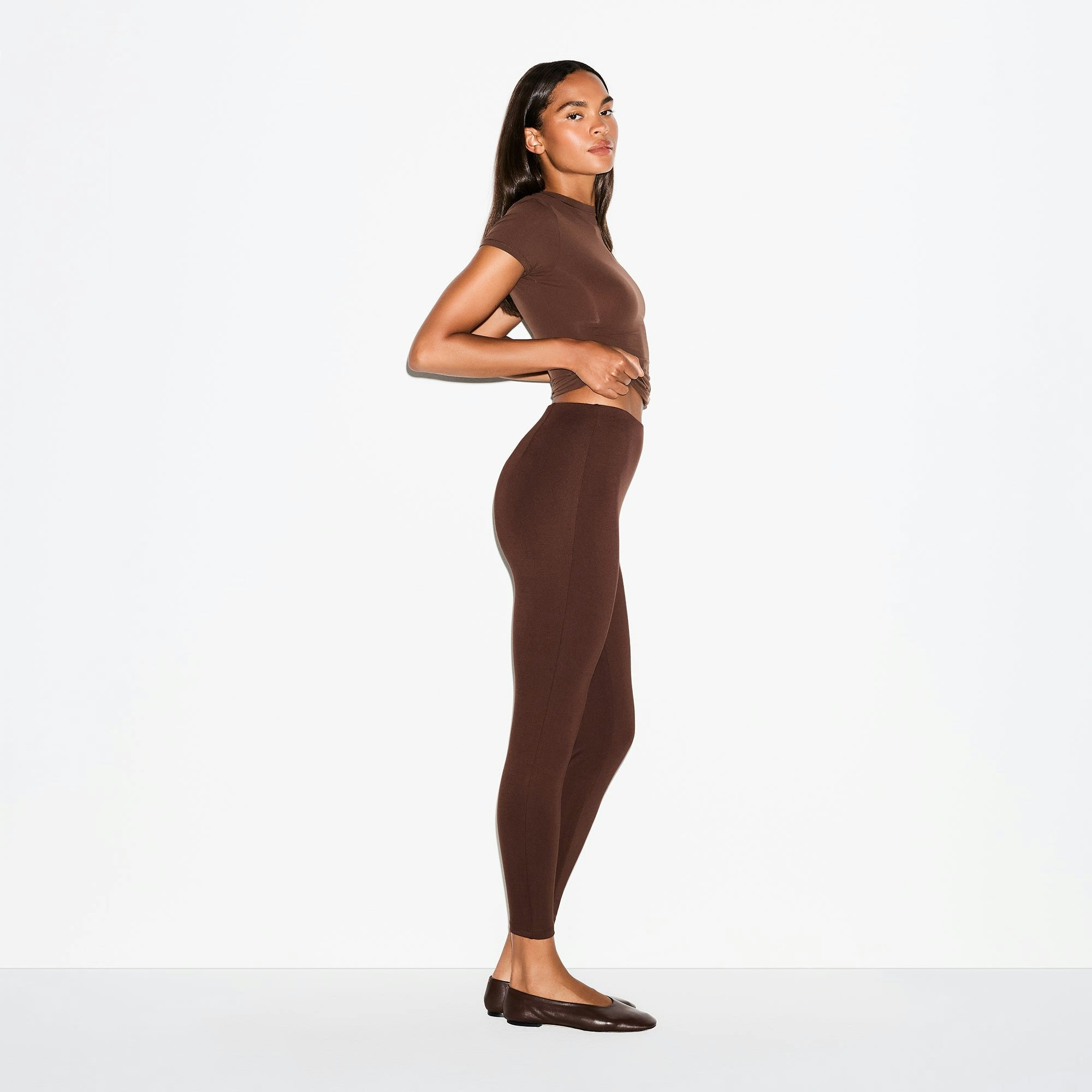 Skims The Essential Collection High-Waisted Legging Cocoa