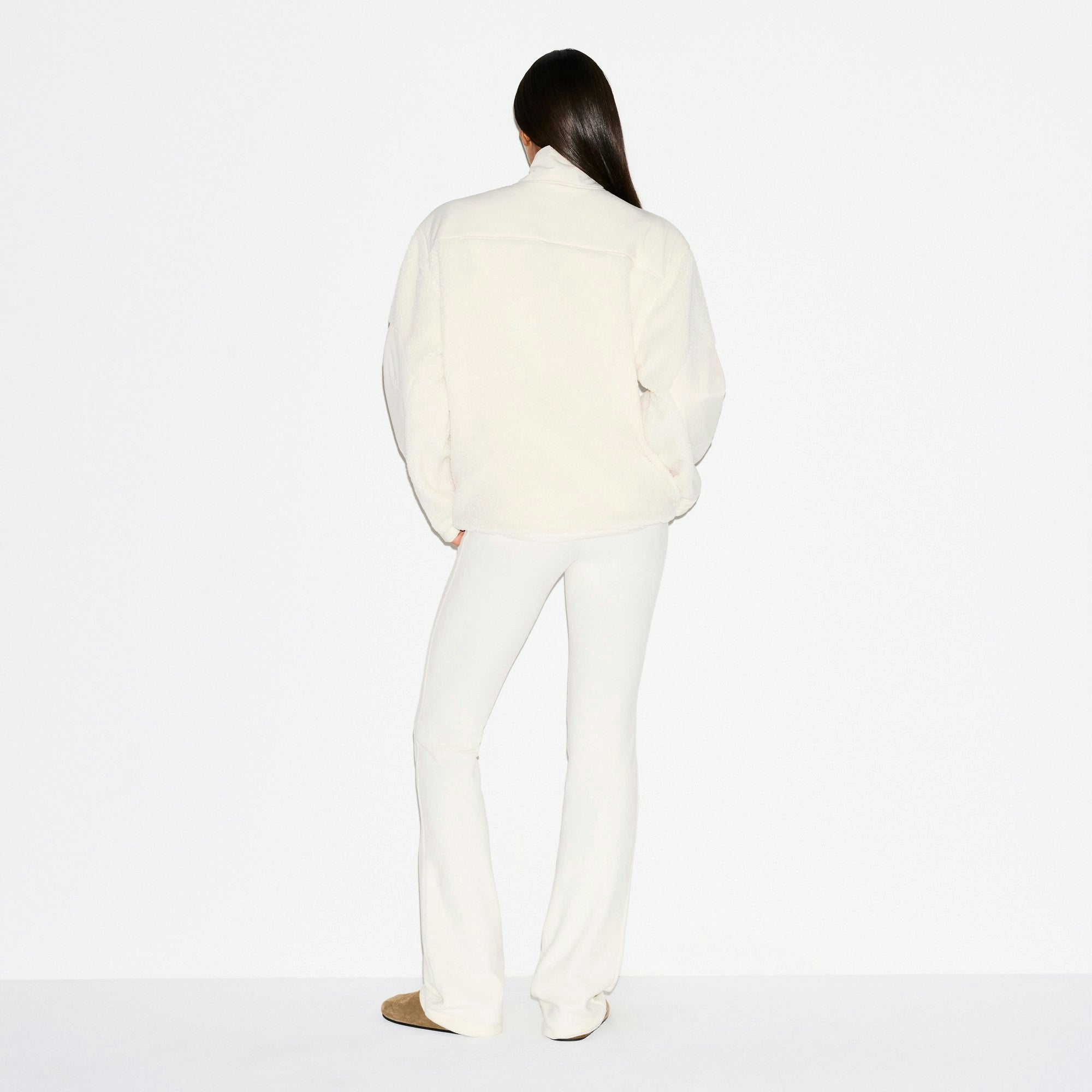 Skims Outdoor Fleece Pant Ecru