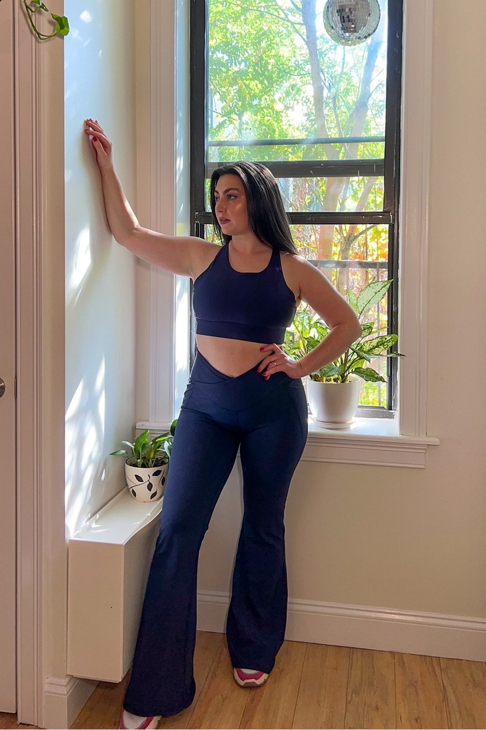 Fabletics Oasis PureLuxe High-Waisted Crossover Flare