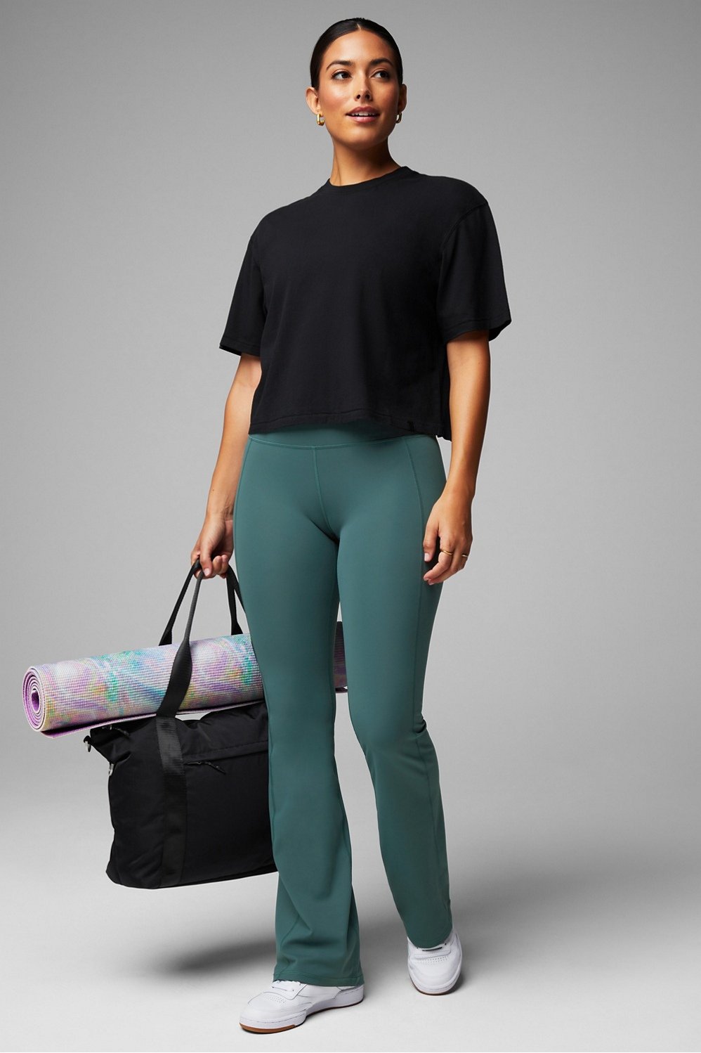 Fabletics Oasis PureLuxe High-Waisted Kick Flare