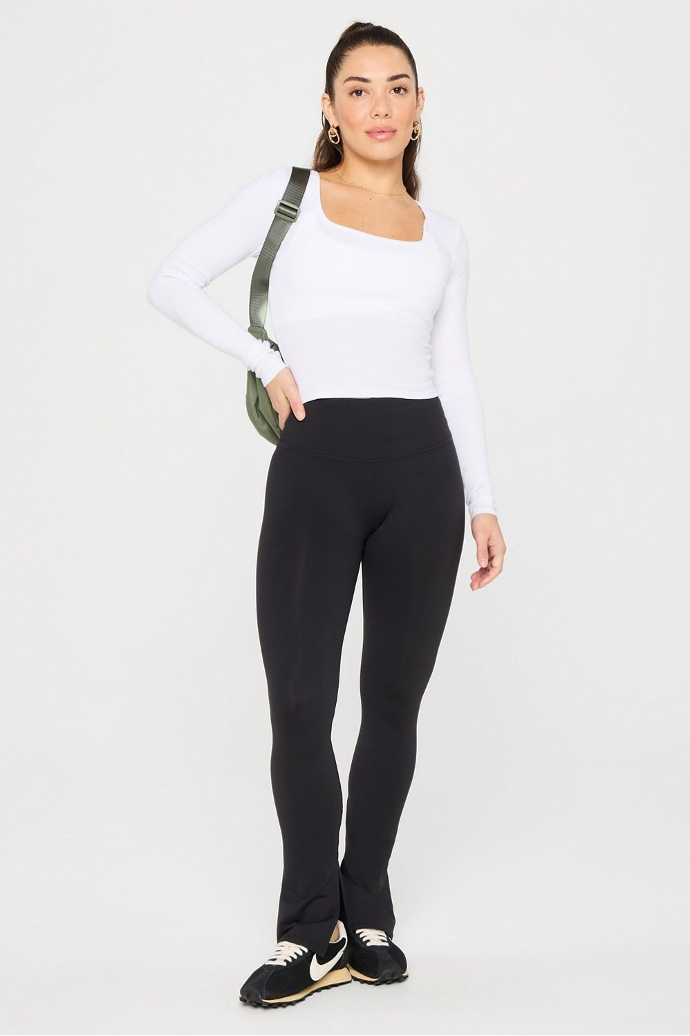 Fabletics Define PowerHold® Split Hem Legging
