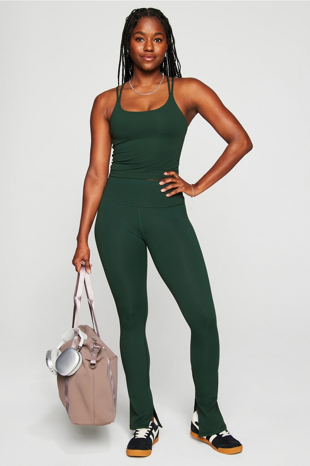 Fabletics Define PowerHold® Split Hem Legging