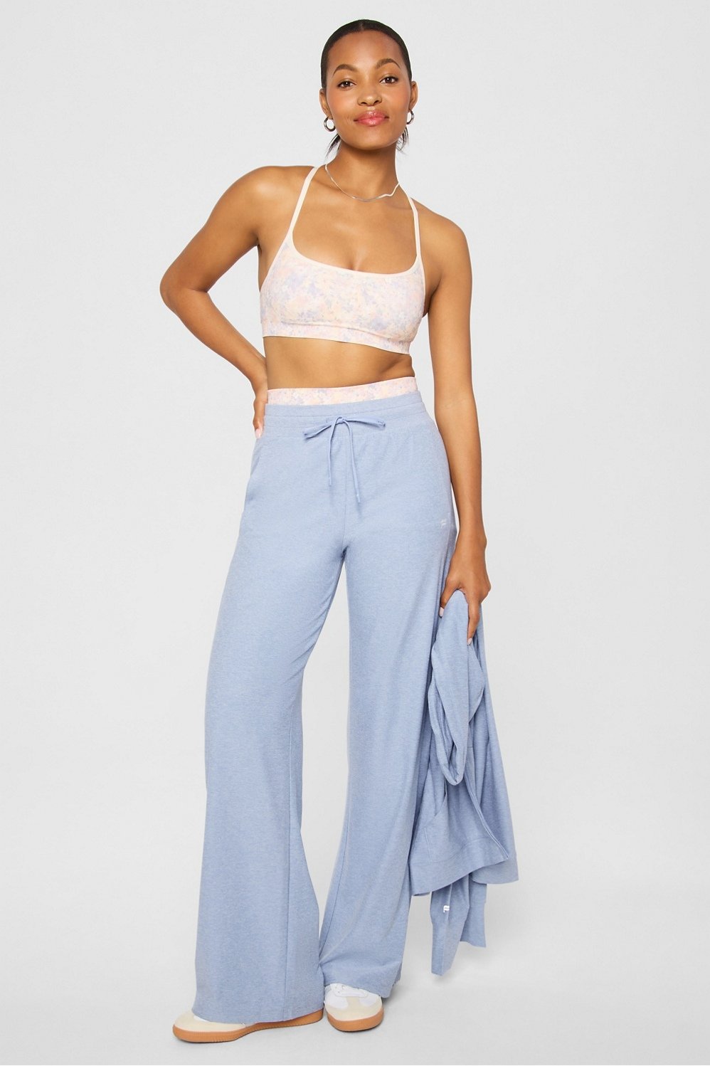 Fabletics Cloud Jersey Wide Leg Pant