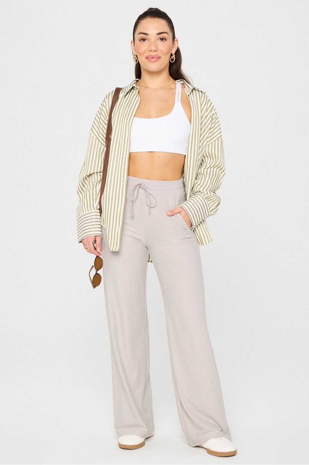 Fabletics Cloud Jersey Wide Leg Pant